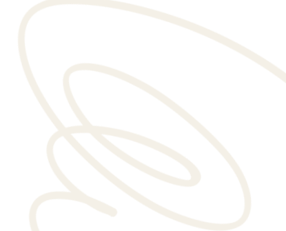 Close-up of a white abstract swirl on a black background.