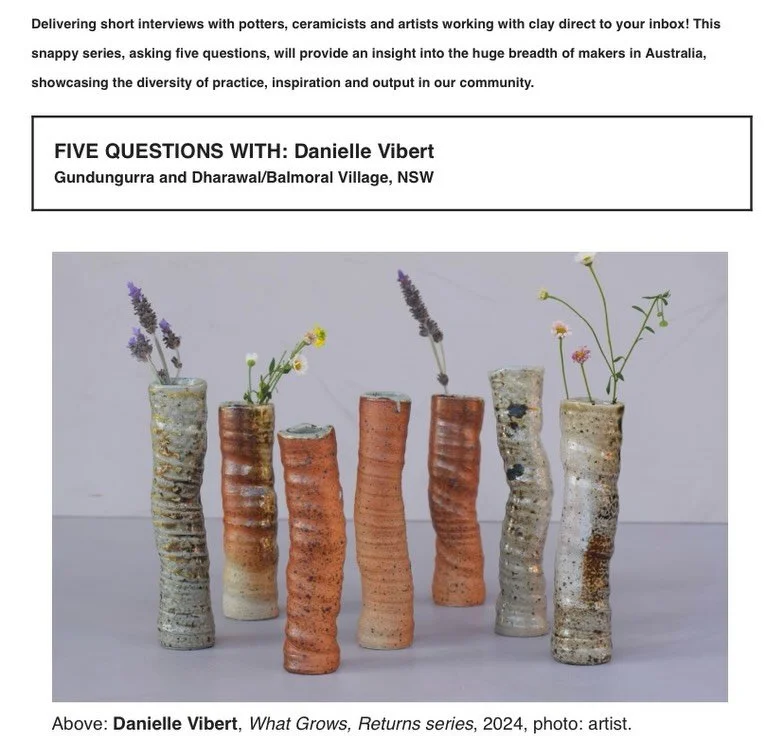 Thank you @australianceramics for having me in this week&rsquo;s Touch Clay Weekly!✨I&rsquo;m really looking forward to this new addition to TCW☺️