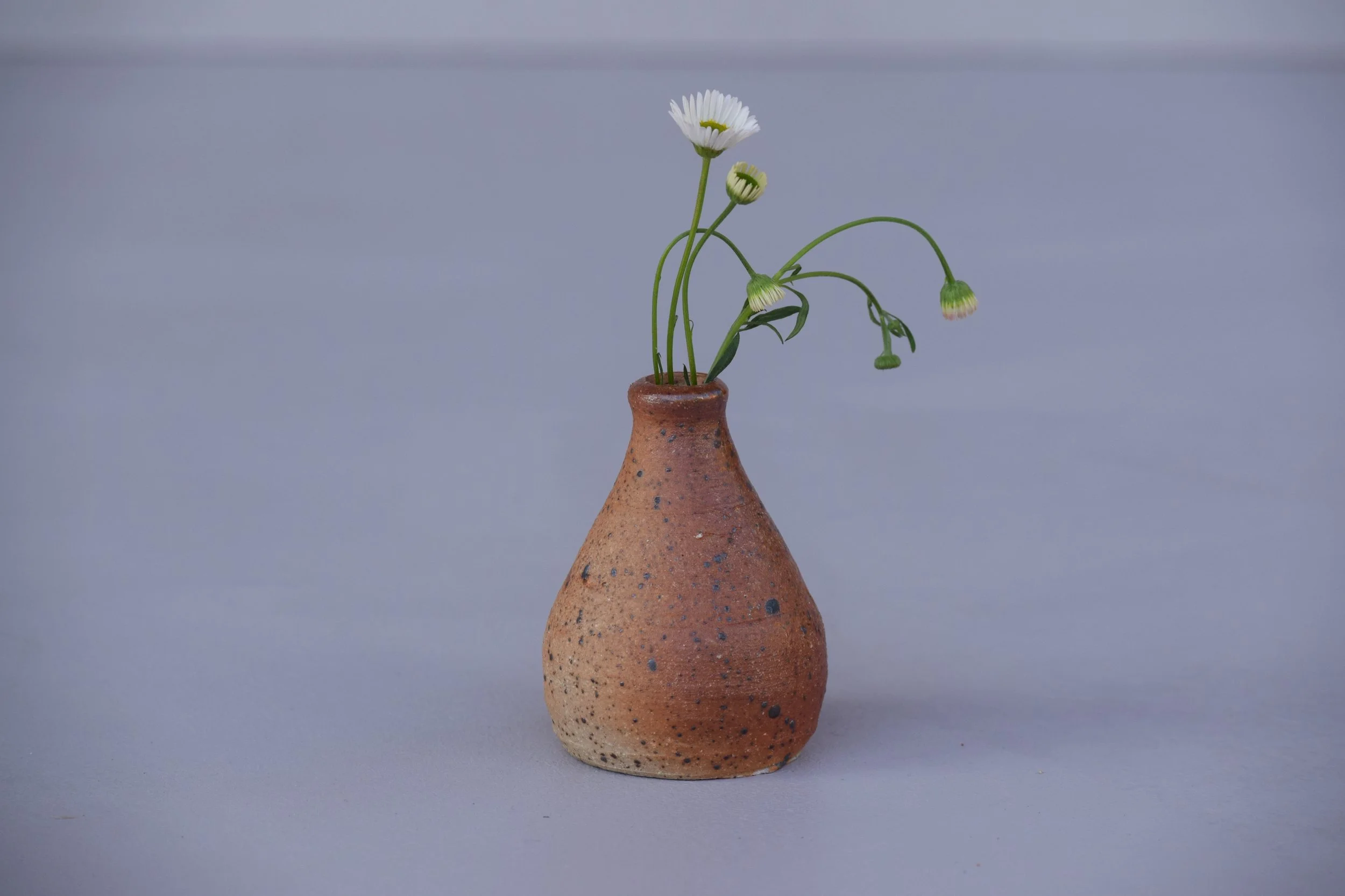 Woodfired Tall Bud Vase