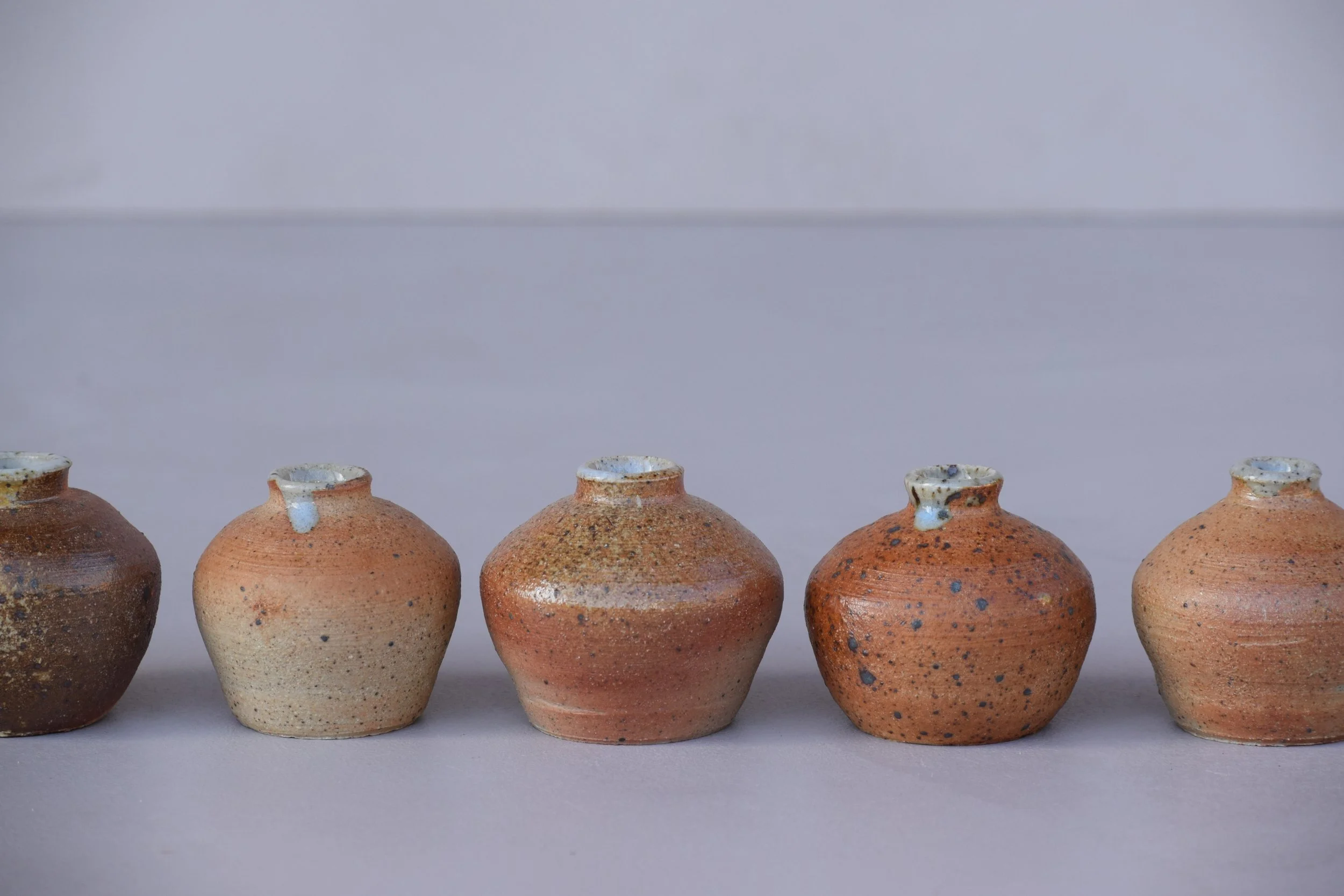 Woodfired Short Bud Vase