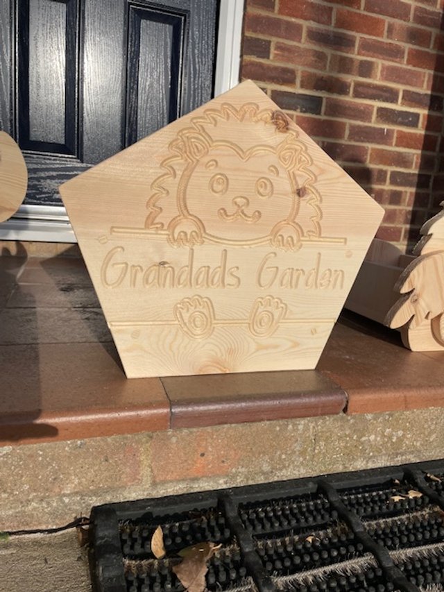 Grandad Hedgehog Planter