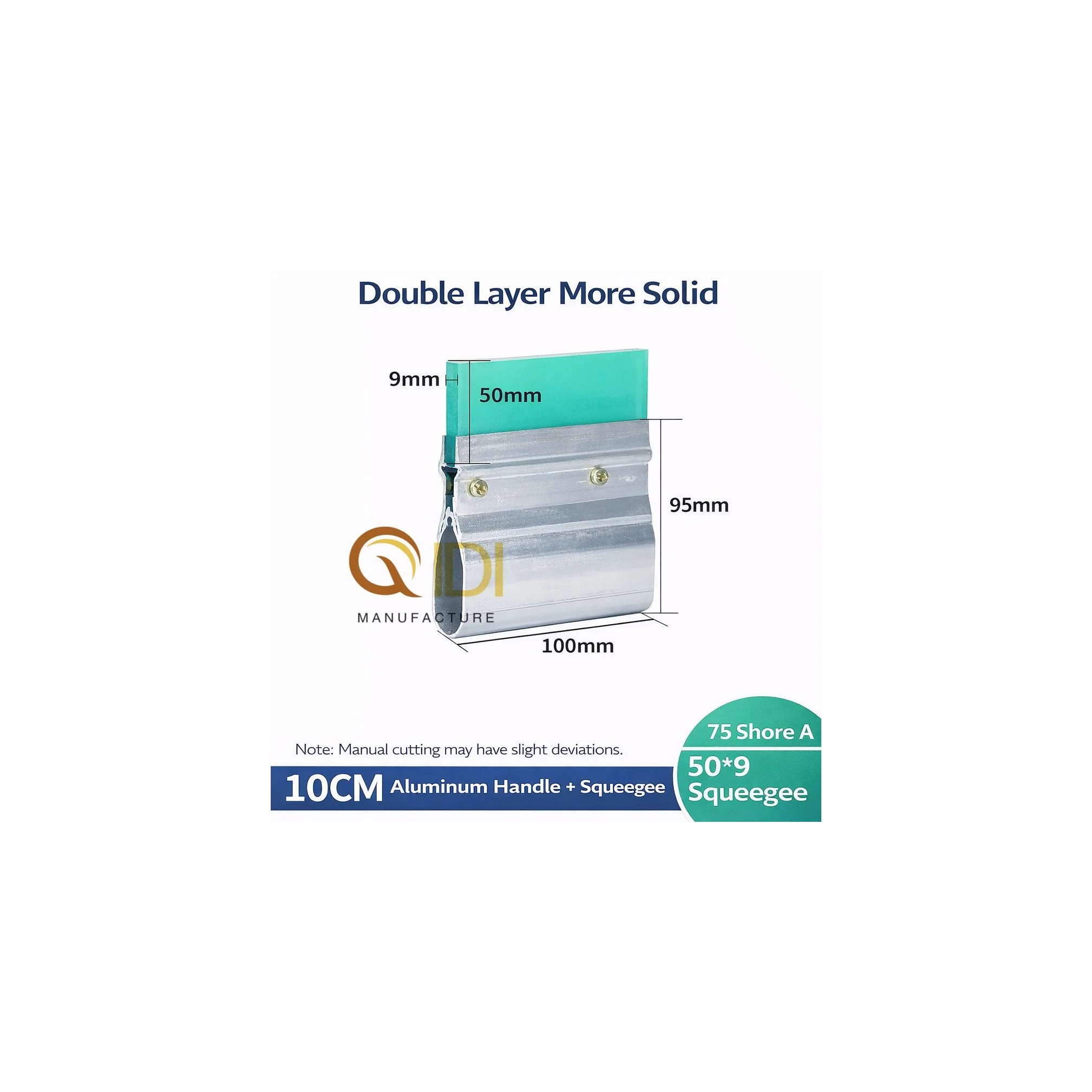 Screen printing aluminum squeegee length 10cm