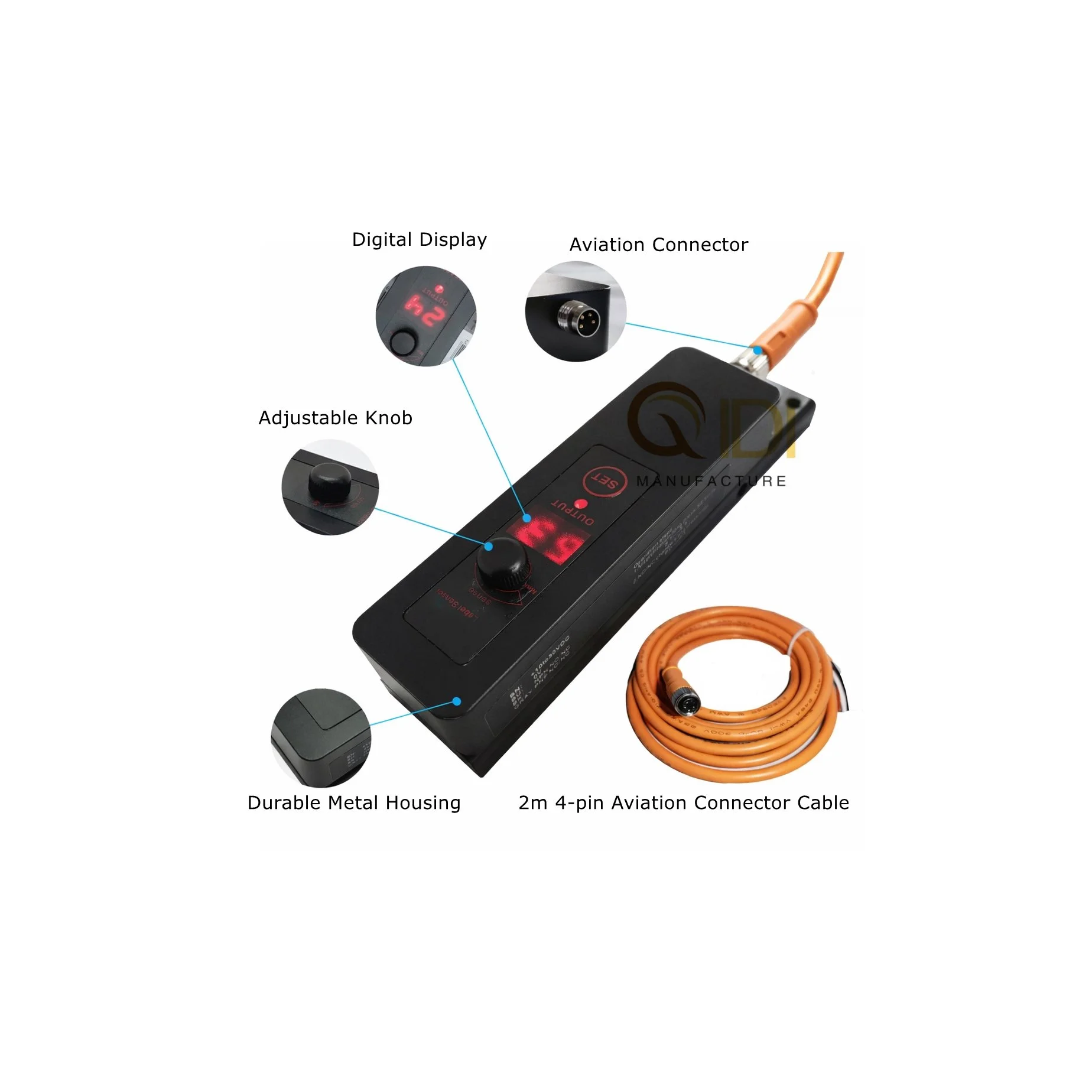 Transparent label sensor for labeling machine positioning