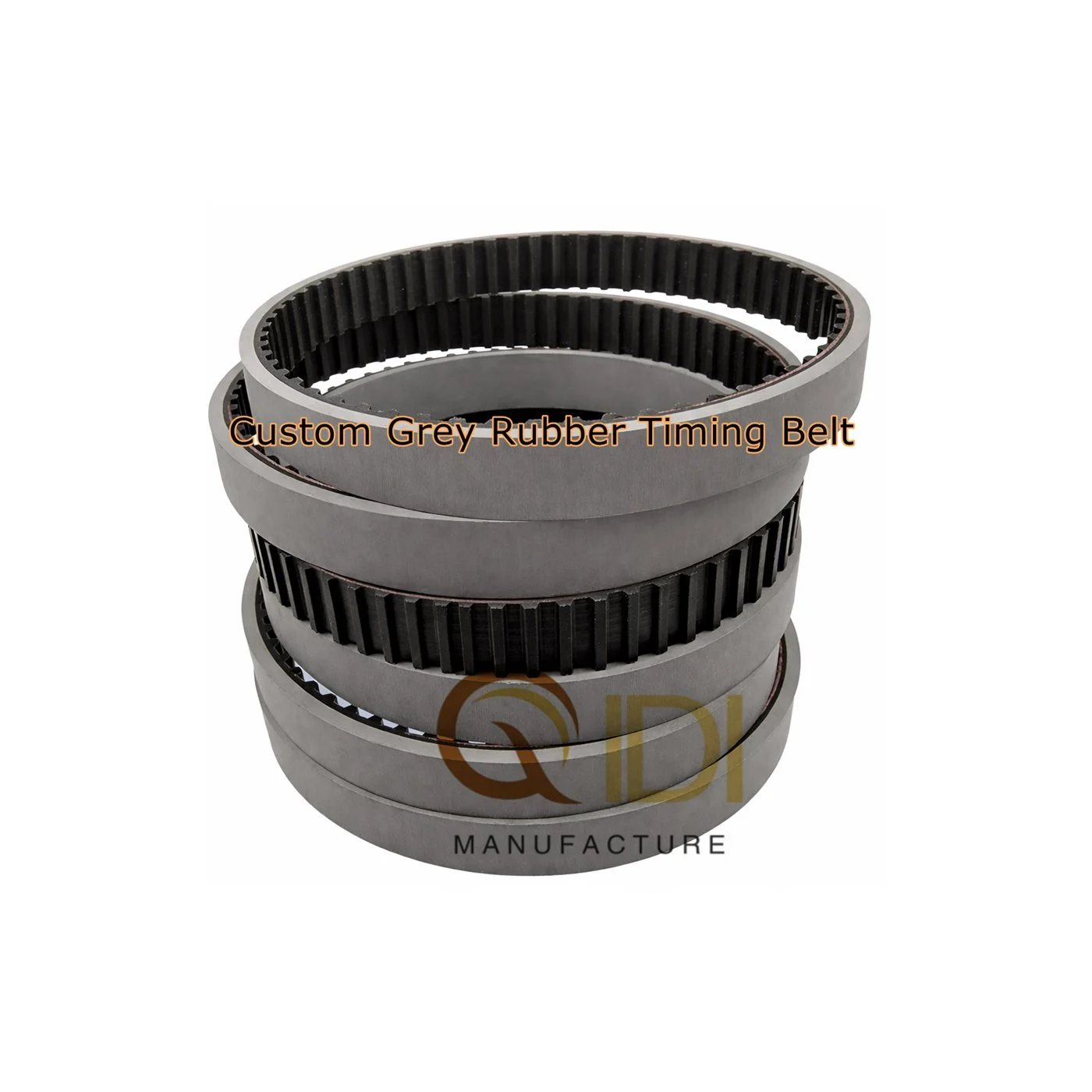 Industrial T10 rubber timing belt for printing post press and conveyor systems