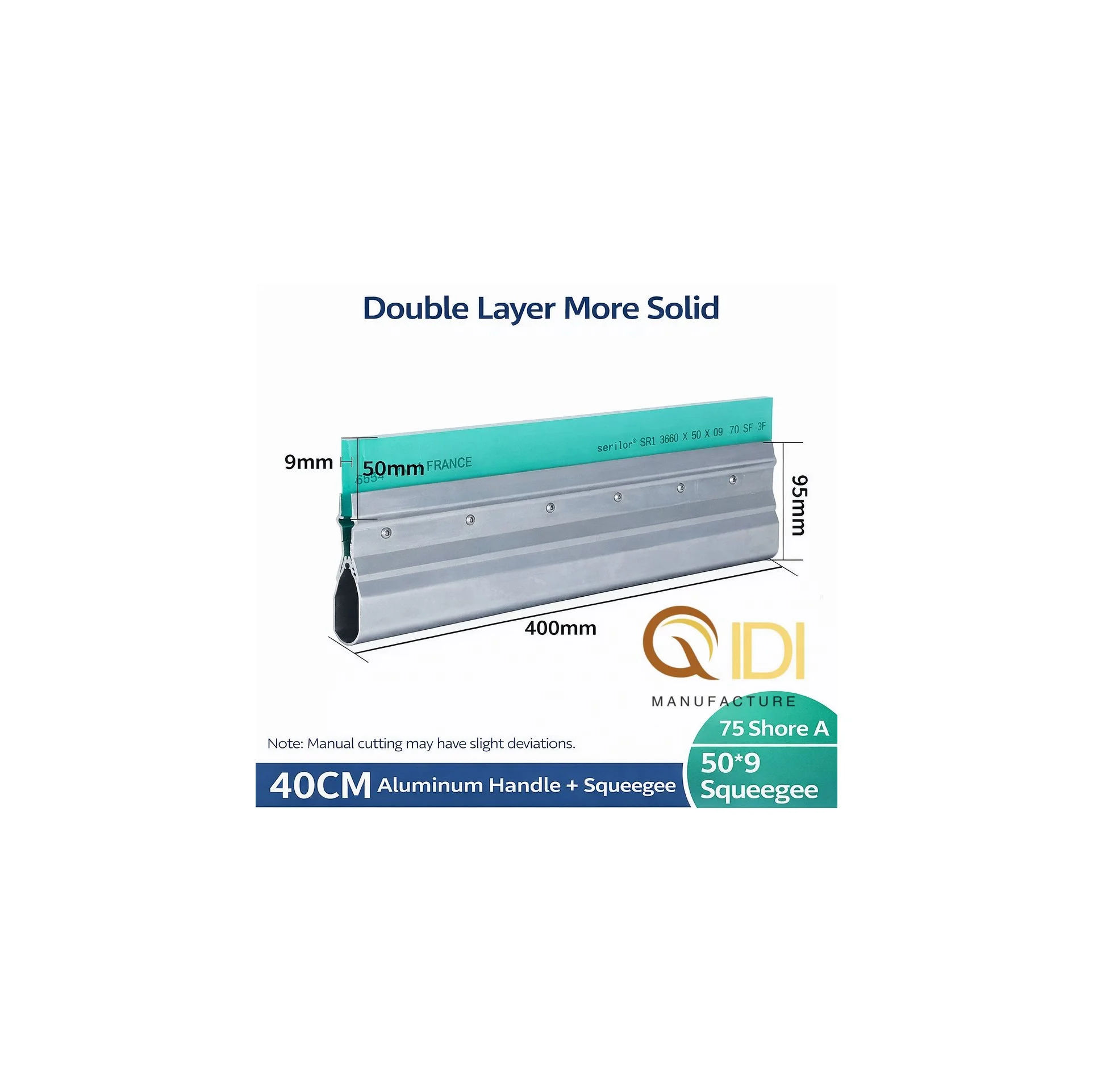 Screen printing aluminum squeegee length 40cm