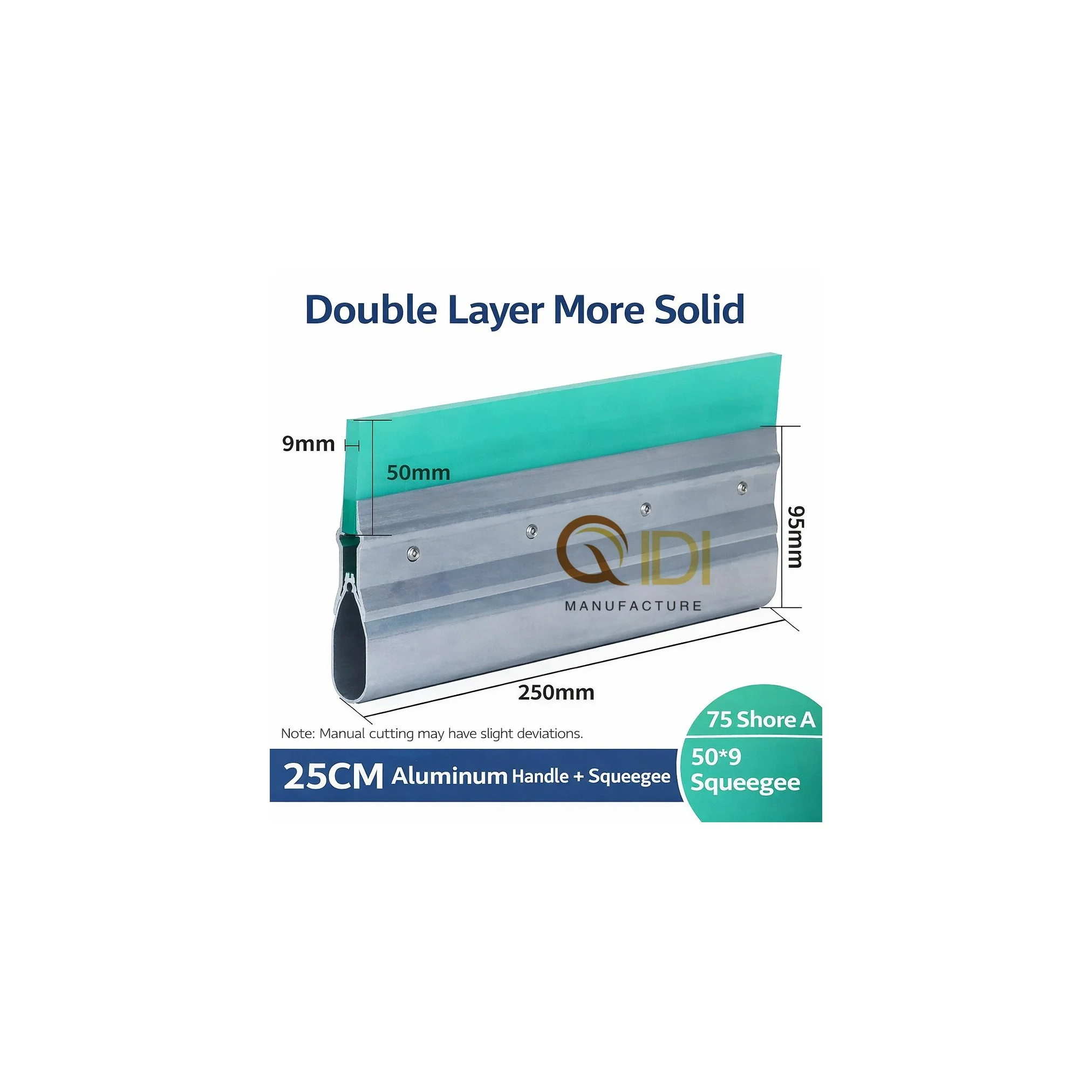 Screen printing aluminum squeegee length 25cm