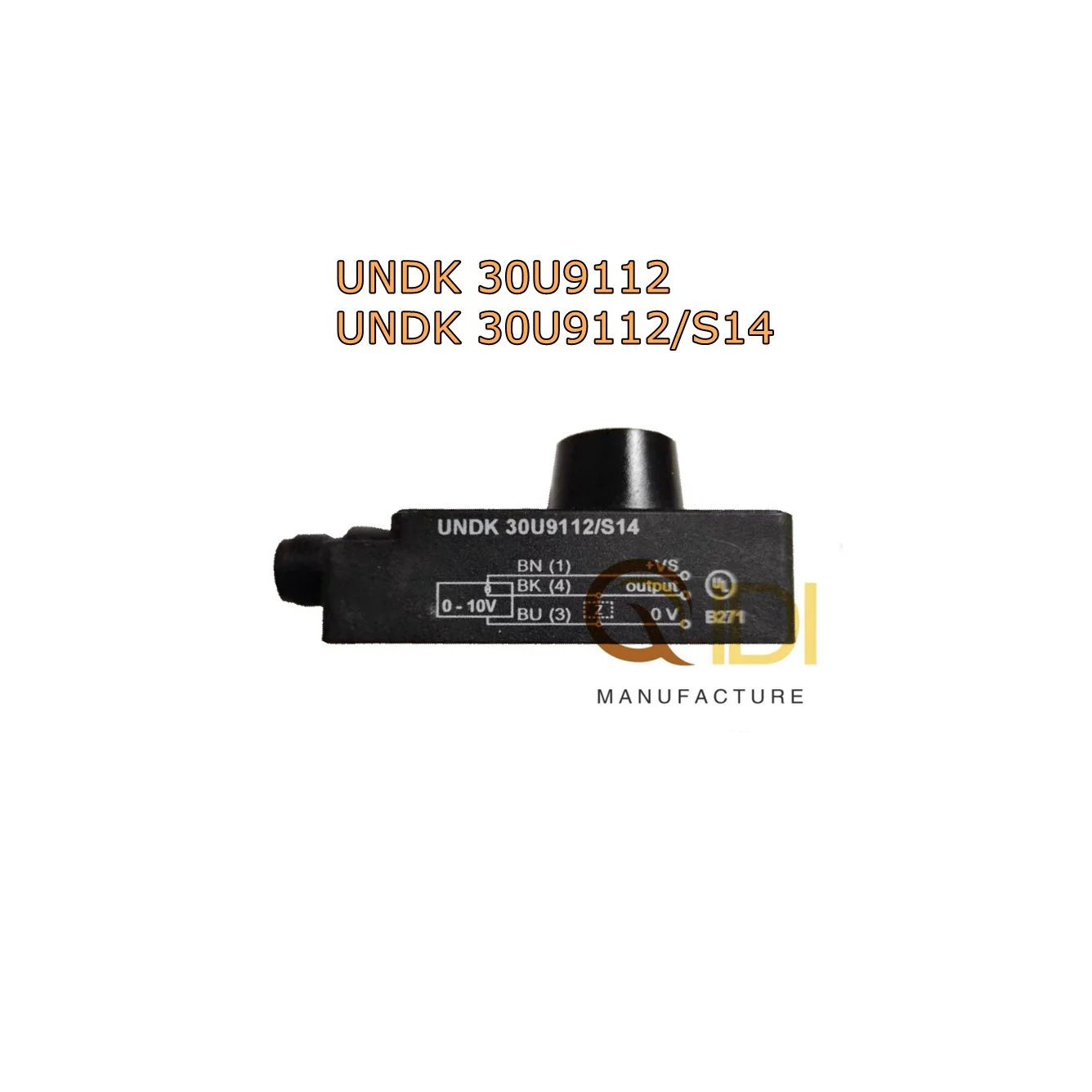 UNDK 30U9112 and 30U9112/S14 Replacement Ultrasonic Level Sensor