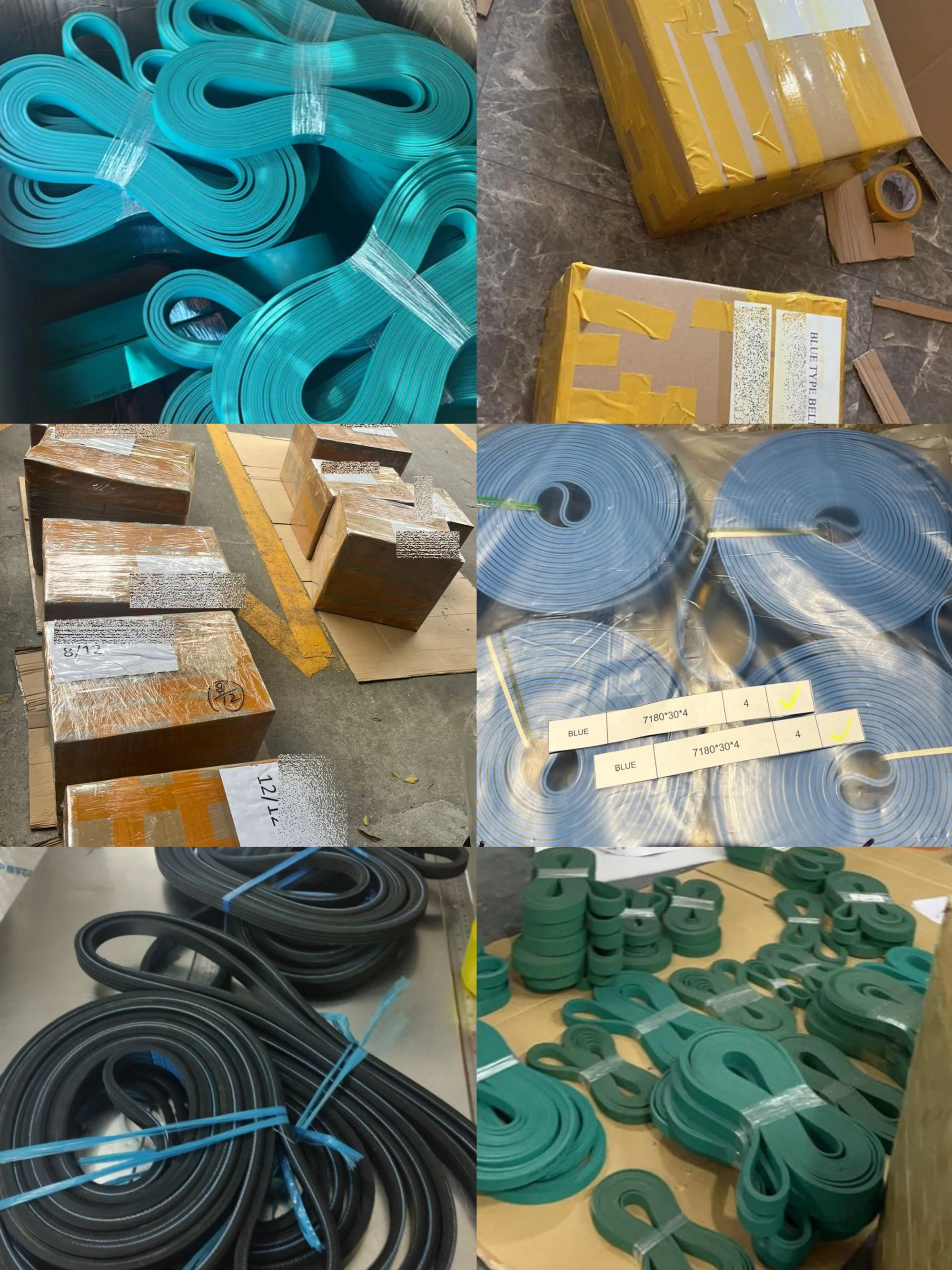 customized industrial belt orders
