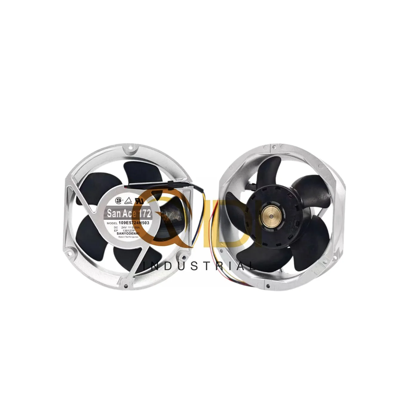 109E5724H503 cooling fan with DC 24V 0.58A power rating for Komori printing machines