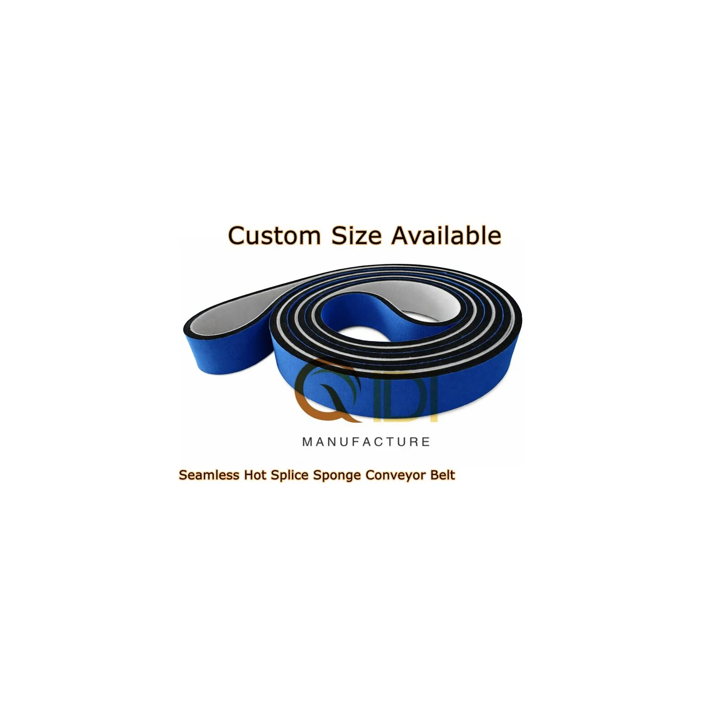 Custom Seamless Hot Splice Sponge Conveyor Belt for Labeling and Packaging Machines