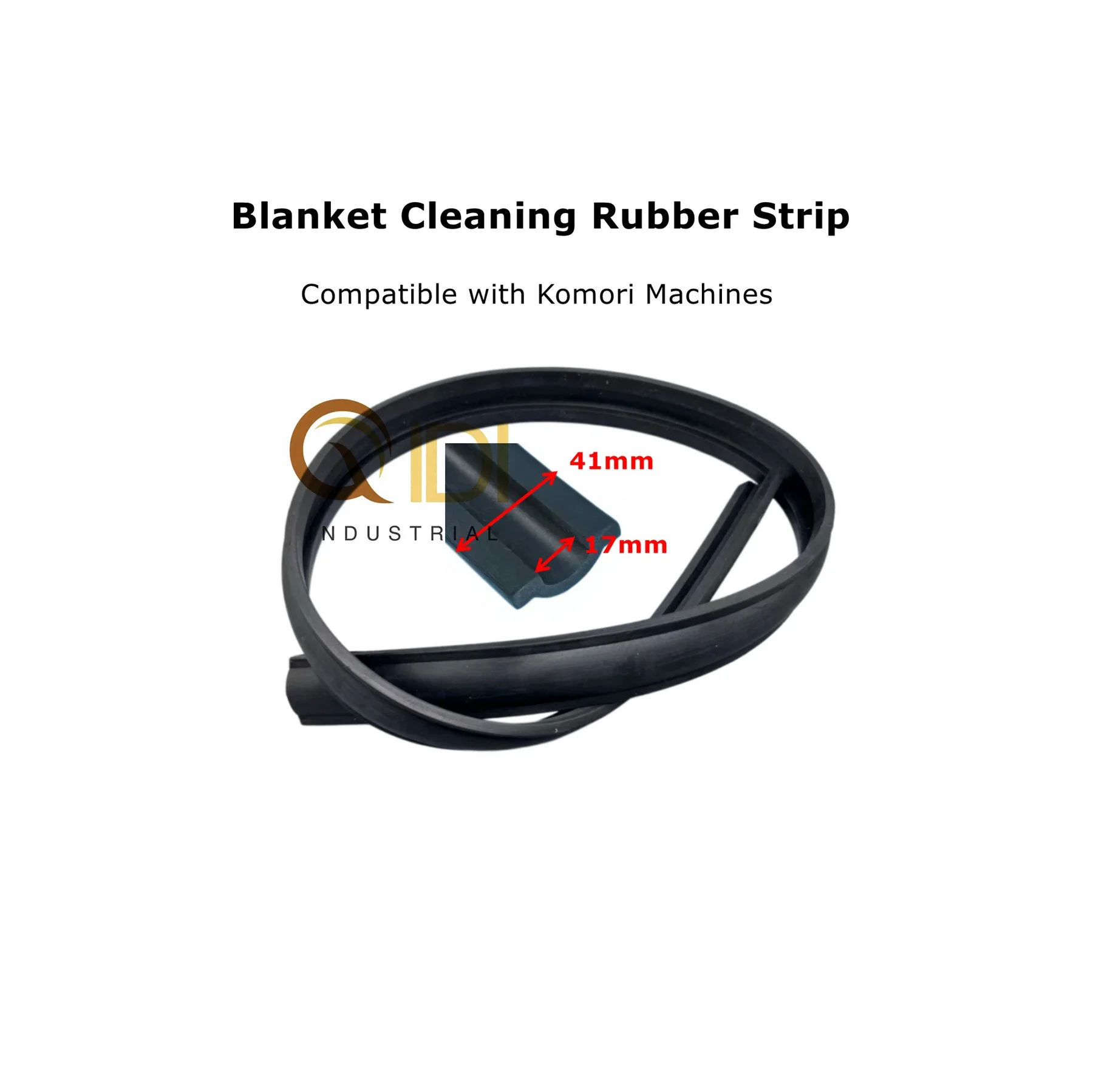 Blanket Cleaning Rubber Strip for Komori Offset Printing Presses
