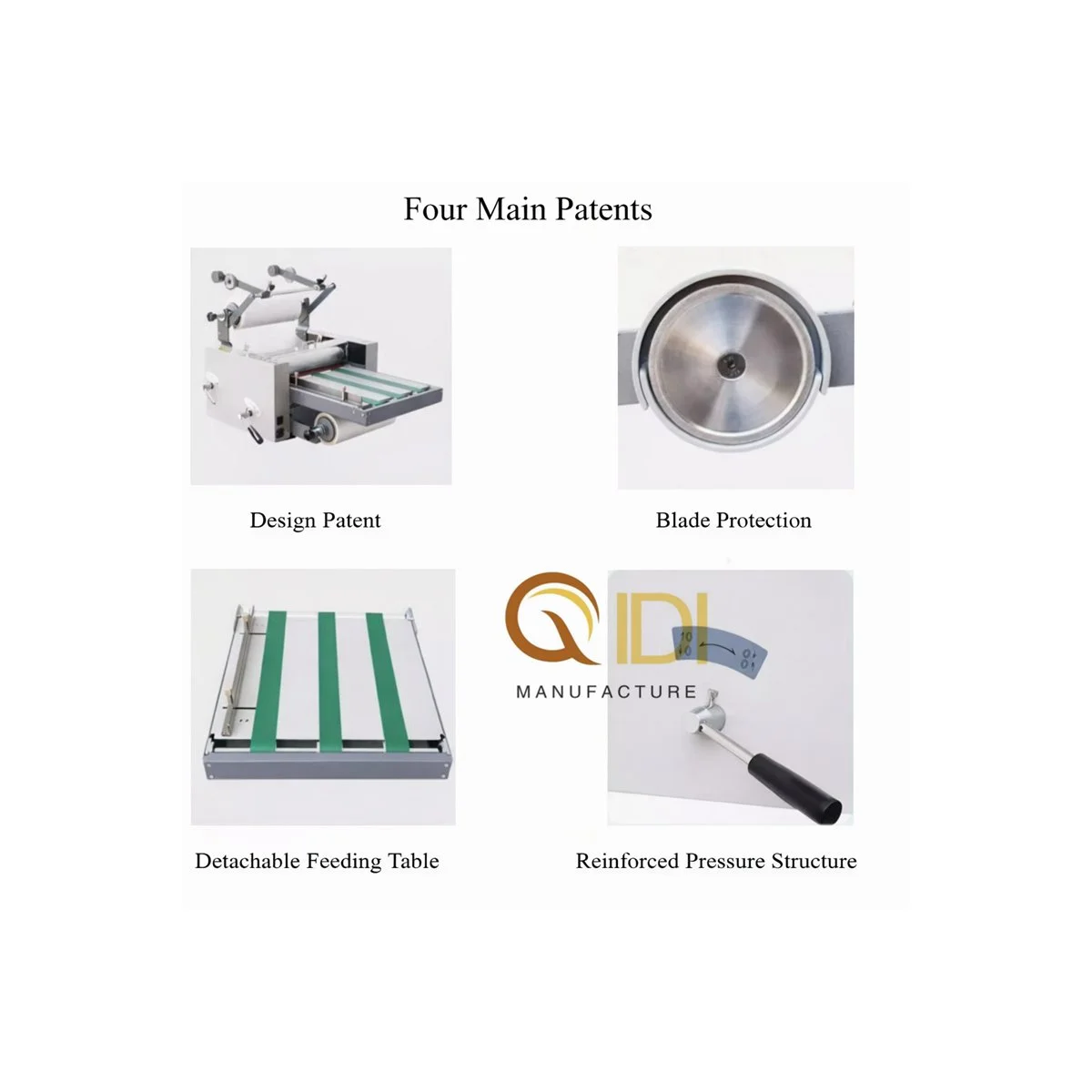 Automatic laminator with anti-curling system