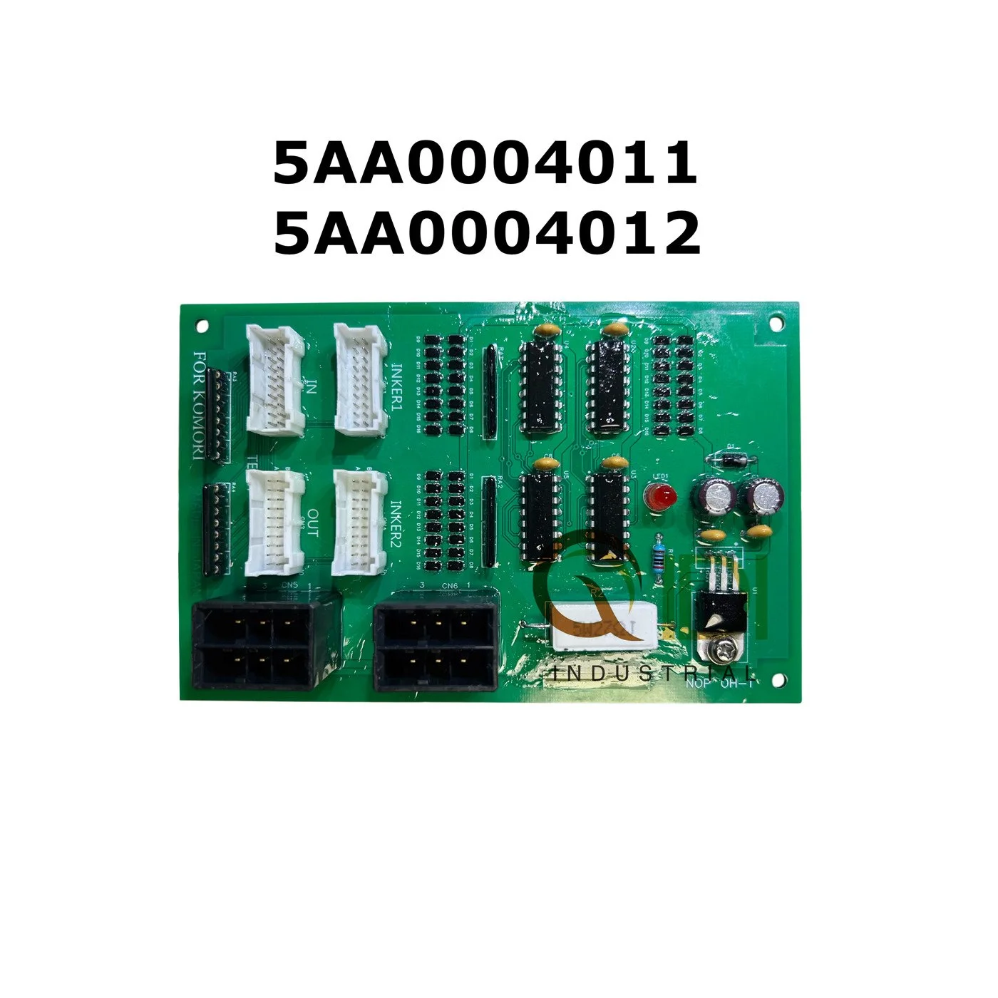 Ink Key Signal Relay Board 5AA0004011 / 5AA0004012 for Komori Offset Printing Presses