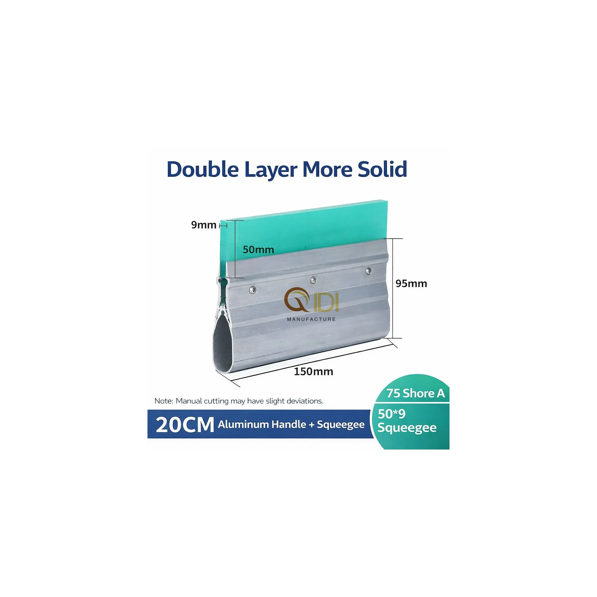 Screen printing aluminum squeegee length 20cm