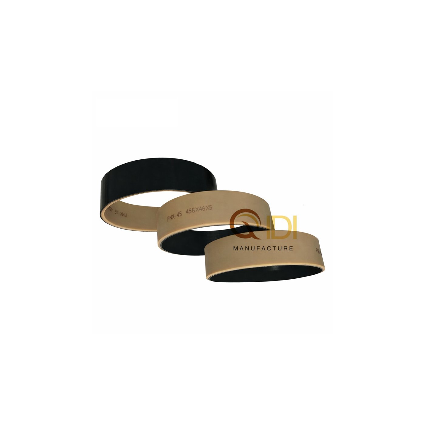 Industrial polyurethane flat belt for printing systems and packaging machinery