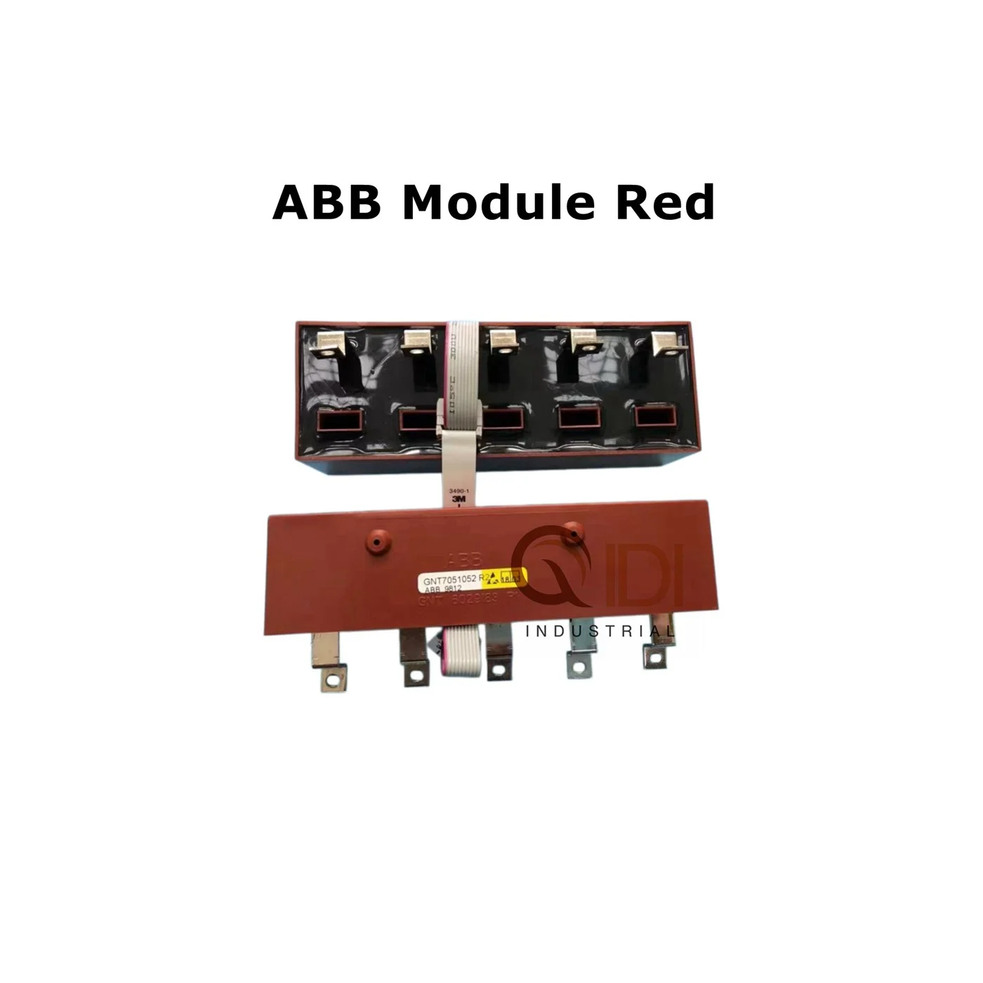 Red ABB Voltage Detection Module 91.110.1151 / GNT6029183P1 for Heidelberg Offset Printing Presses