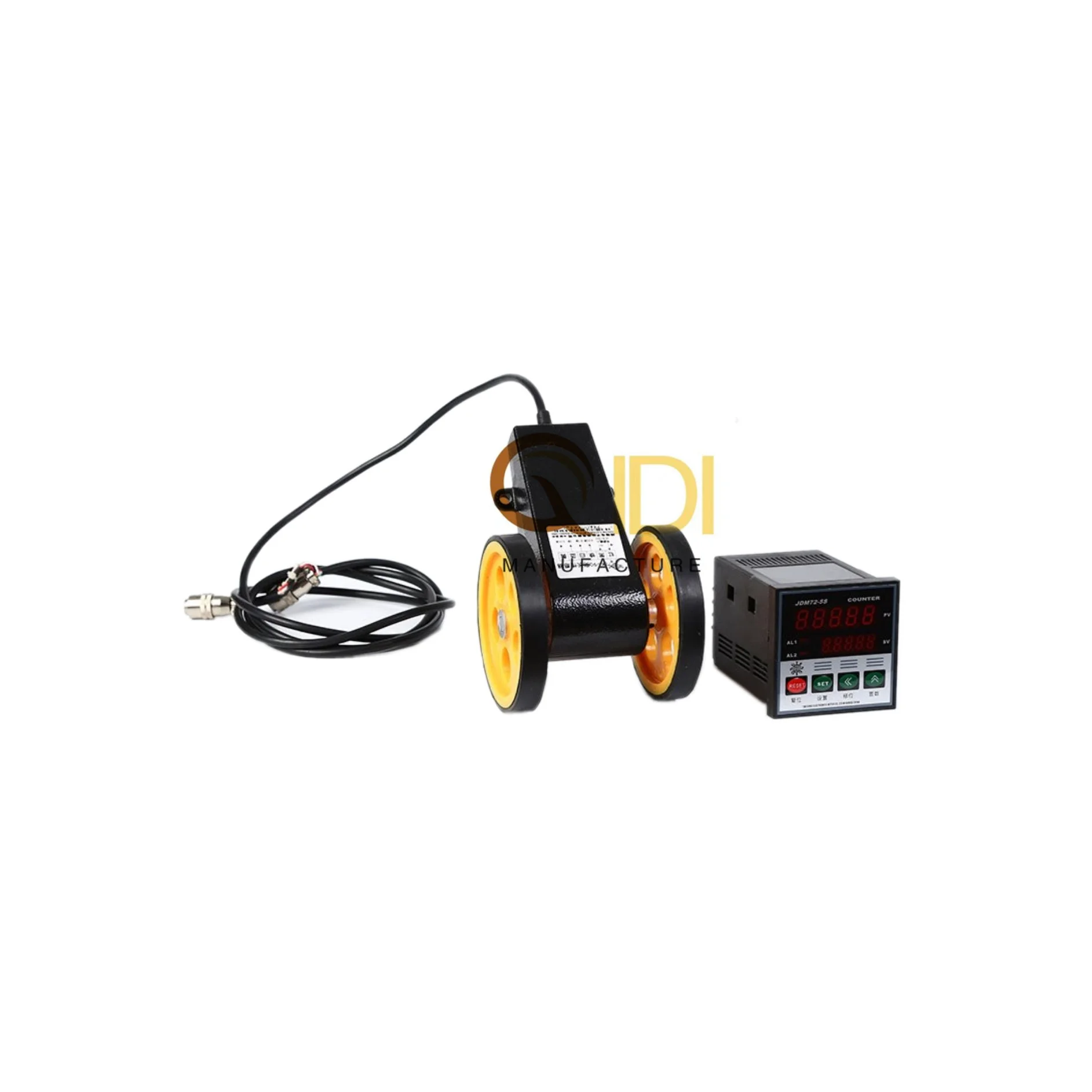 LED Digital Wheel-Type Length Measuring Sensor with Display Set LK-90 & JDM72-5S