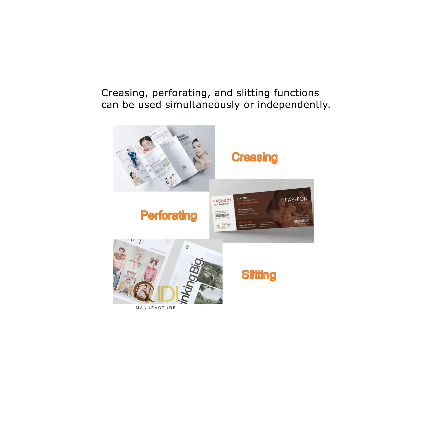 paper creasing perforating slitting machine