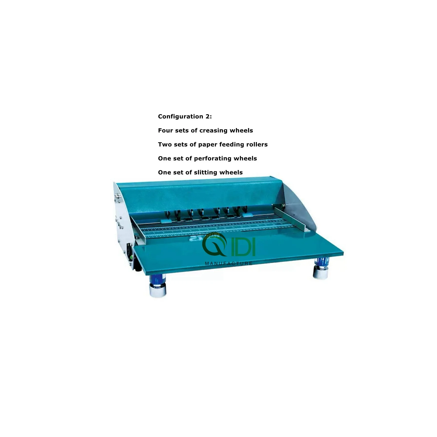 Electric paper creasing perforating slitting machine for printing