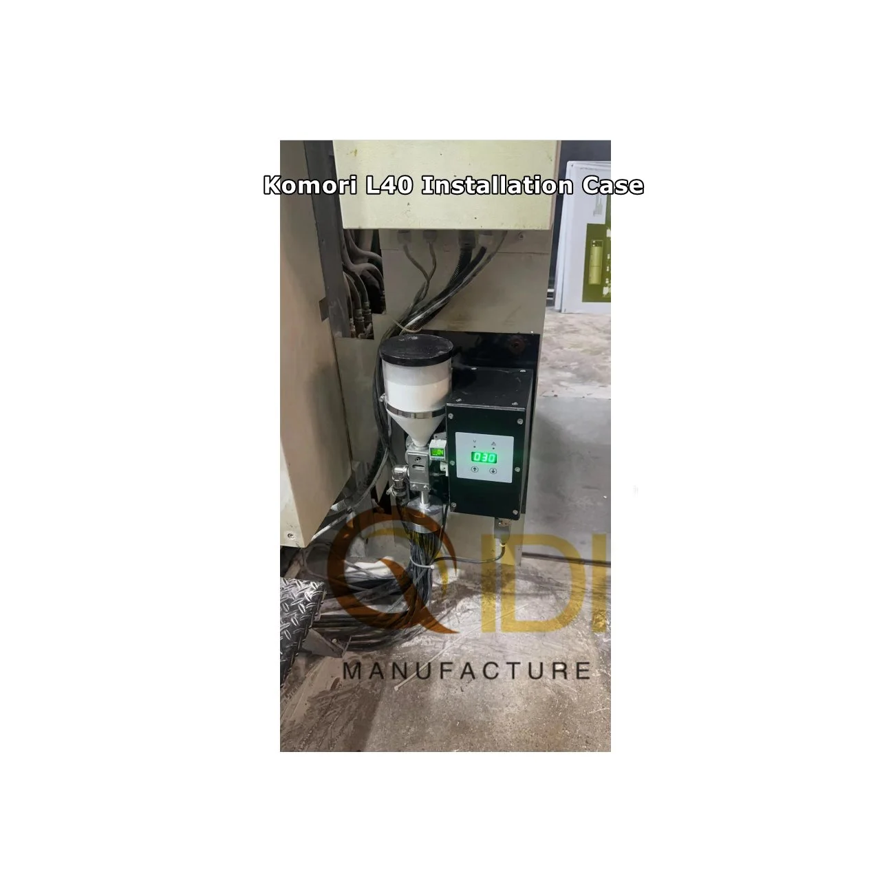 Offset printing powder sprayer system compatible with Heidelberg printing machine