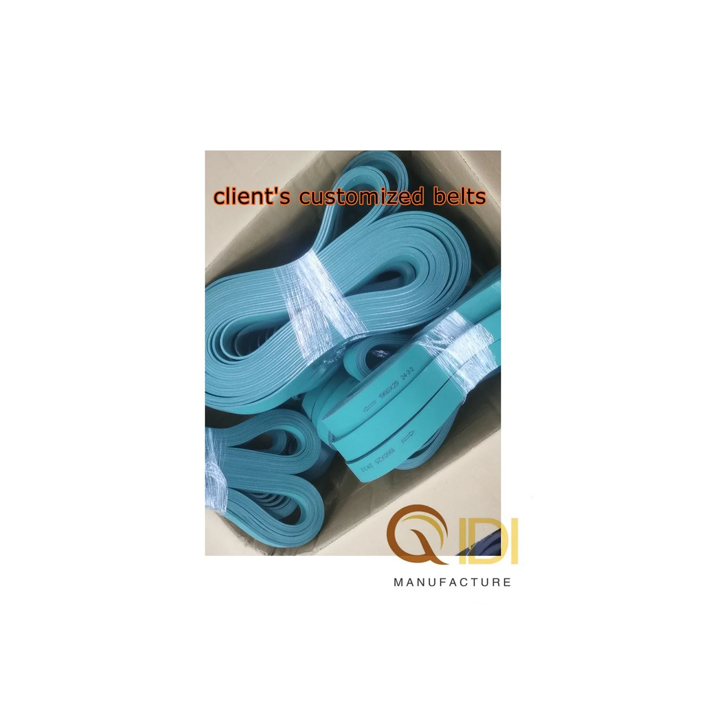 High friction PVC conveyor belt for folder gluer machines and packaging lines