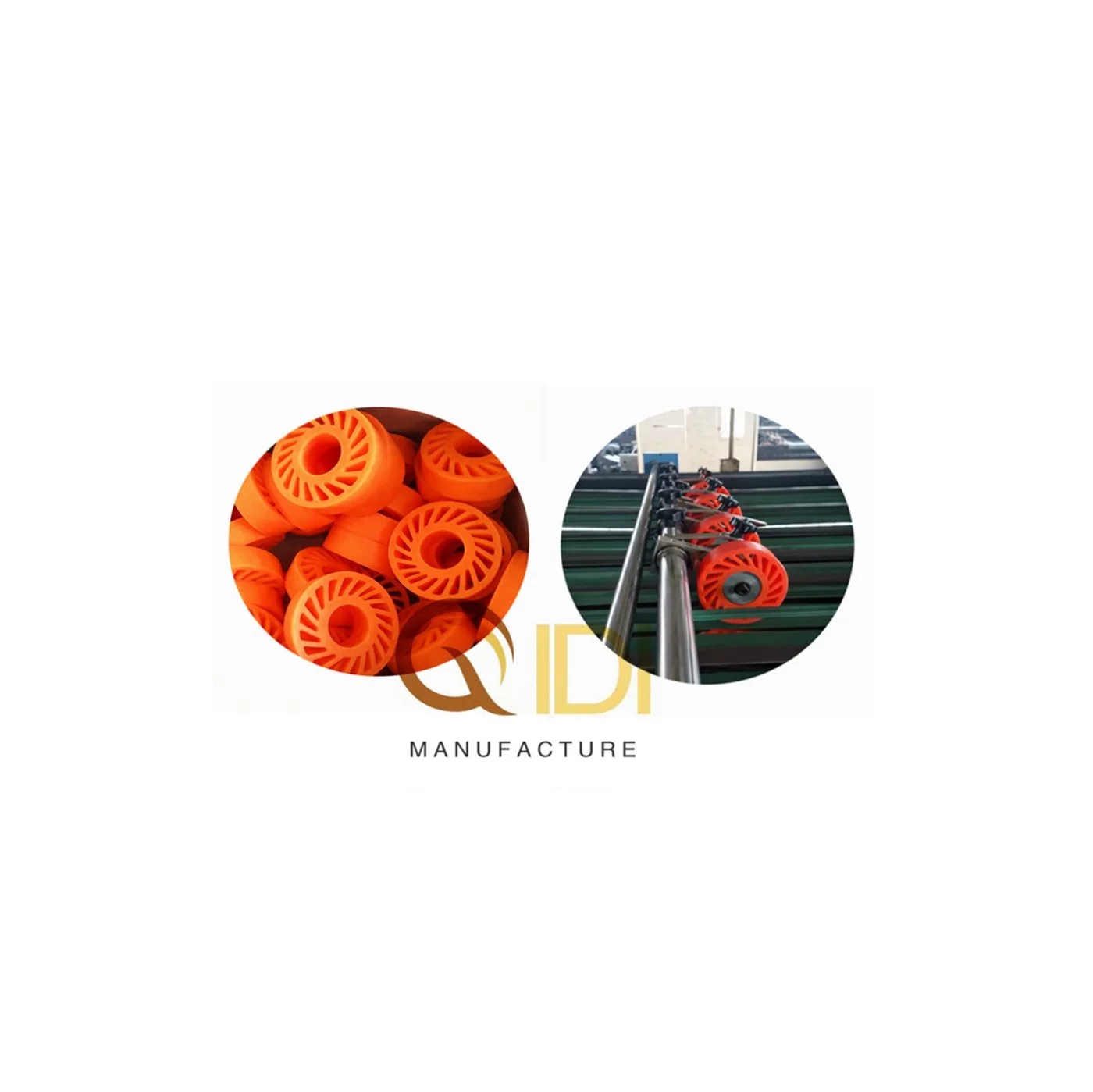 Industrial PU sun wheel for printing and folder gluer machine conveying applications