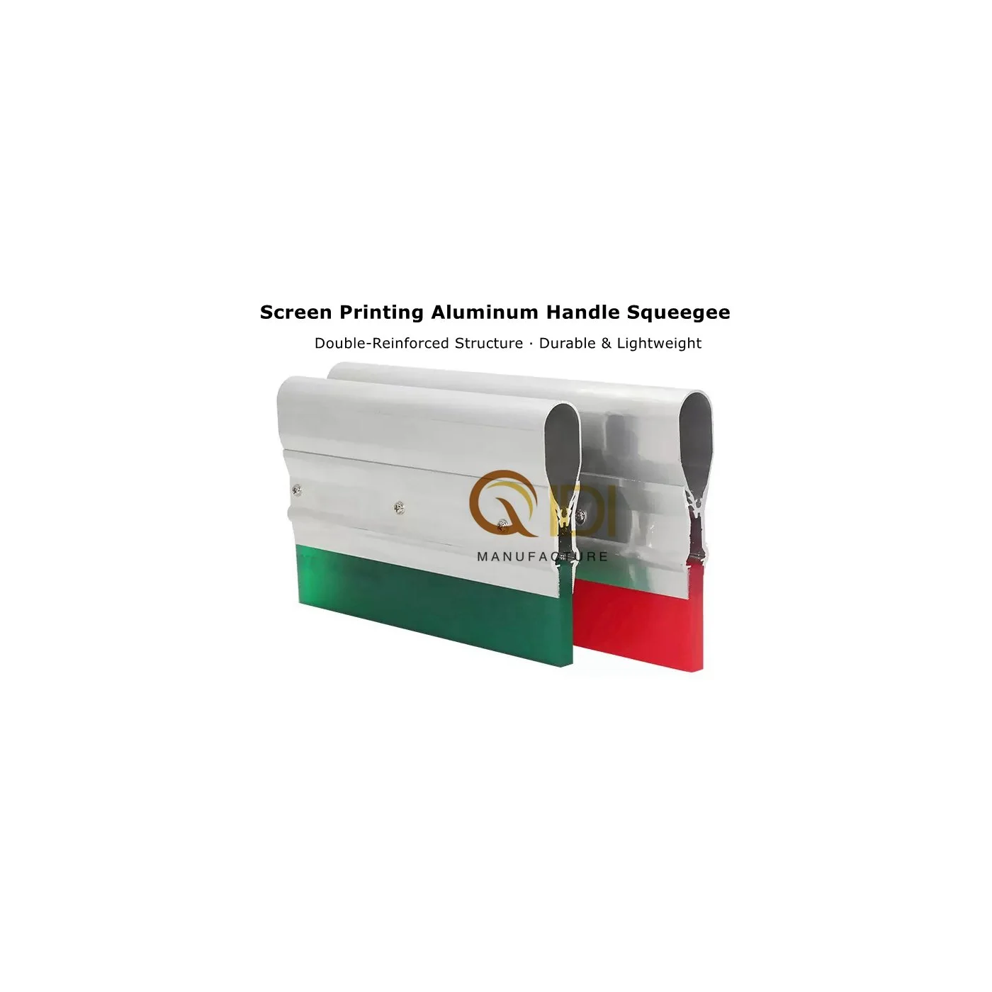 Screen Printing Aluminum Squeegee – Double Reinforced Holder, Multiple Sizes Available
