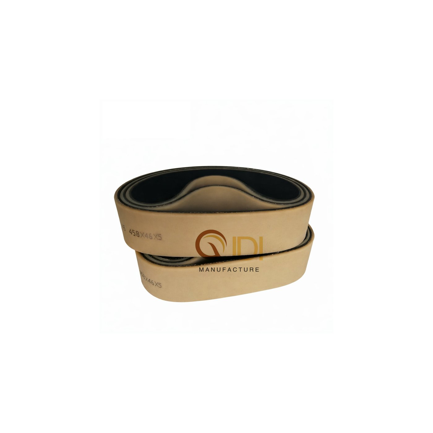 PU flat transmission belt for folder gluer machines and carton feeding conveyors