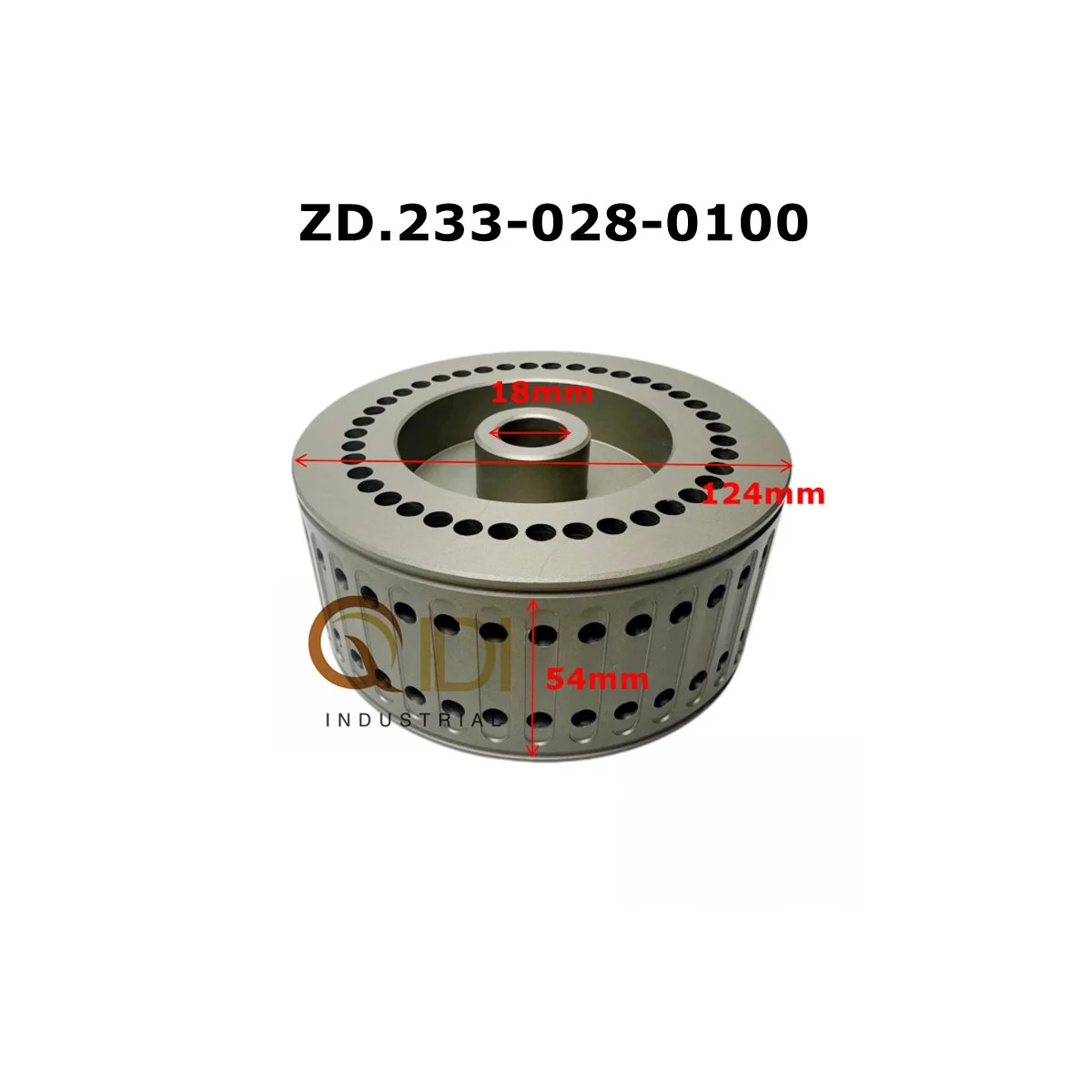 Suction Wheel ZD.233-028-0100 for Stahl Folding Machines 124*18*54mm