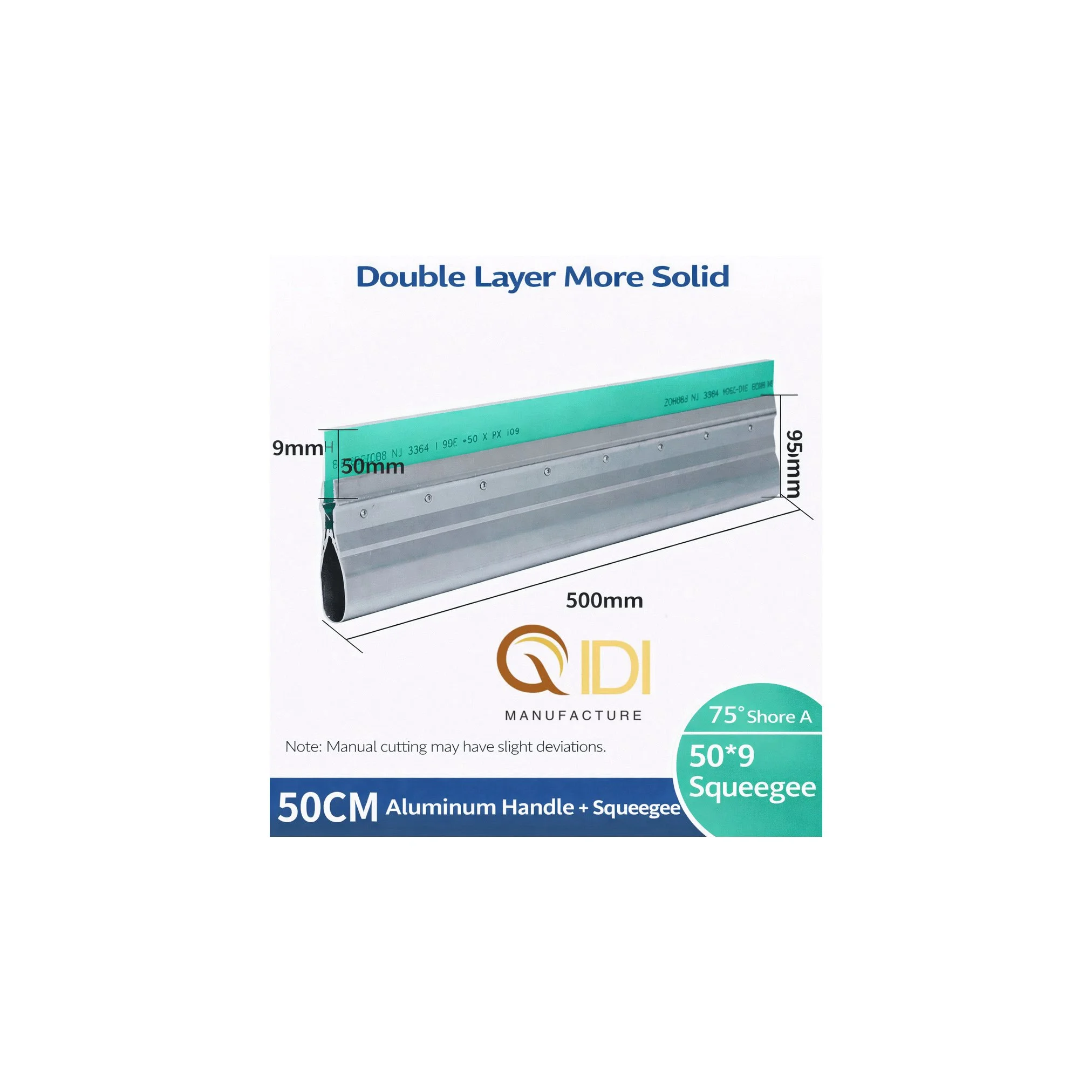 Screen printing aluminum squeegee length 50cm