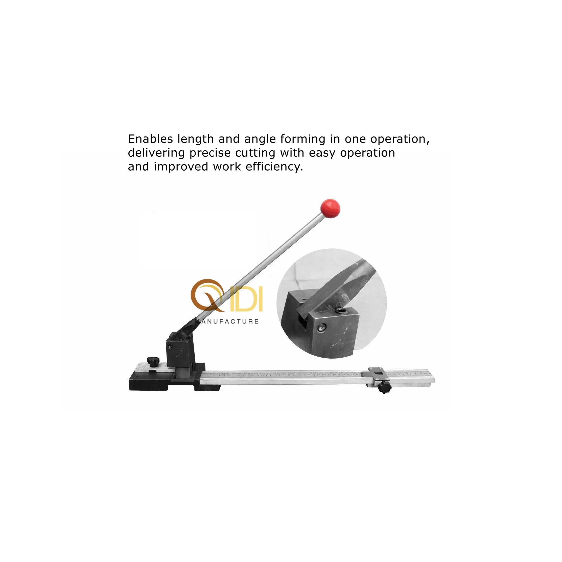 Creasing matrix cutter for polar cutting machines