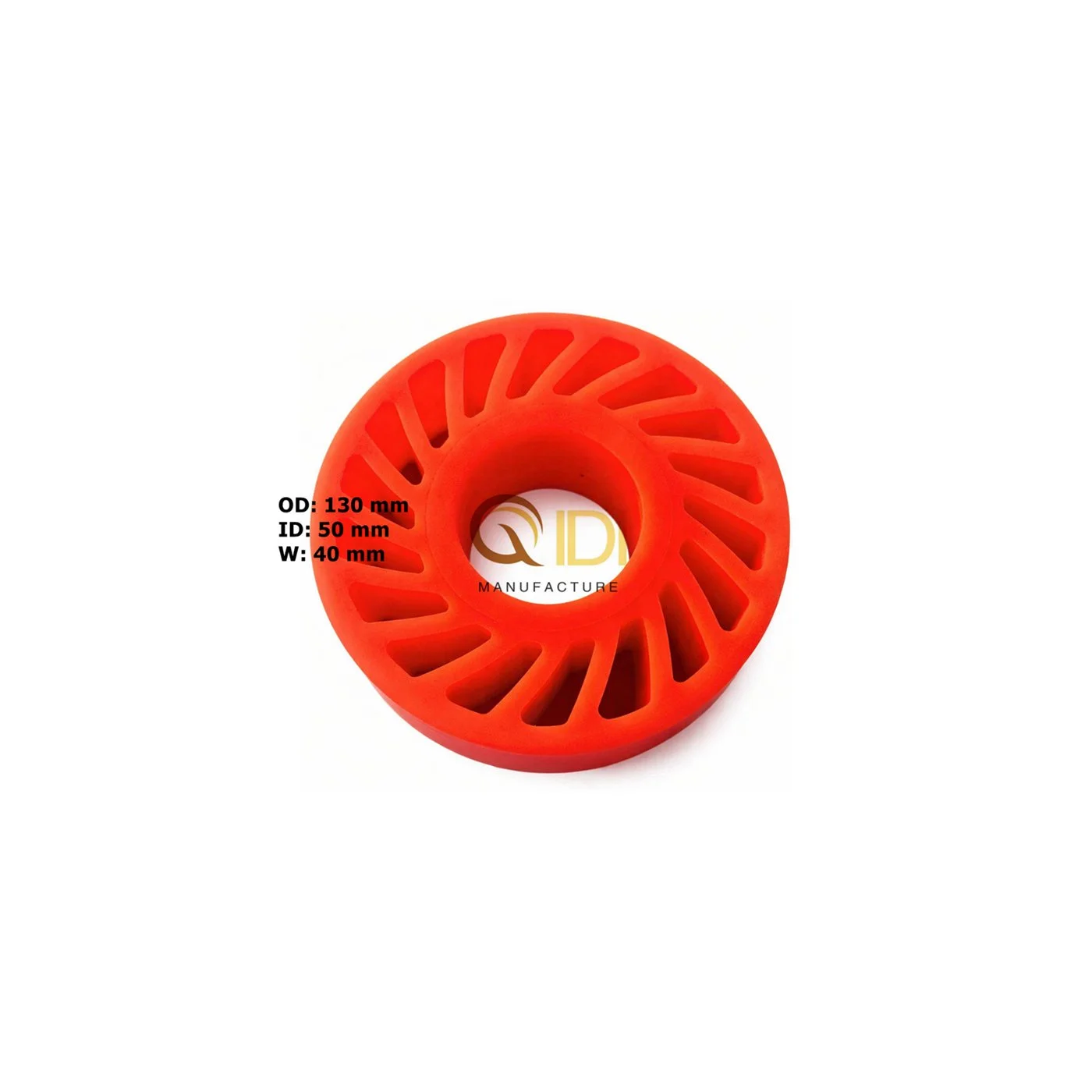 PU Feed Wheel Sun Wheel for Printing and Folder Gluer Machines 130*50*40 mm
