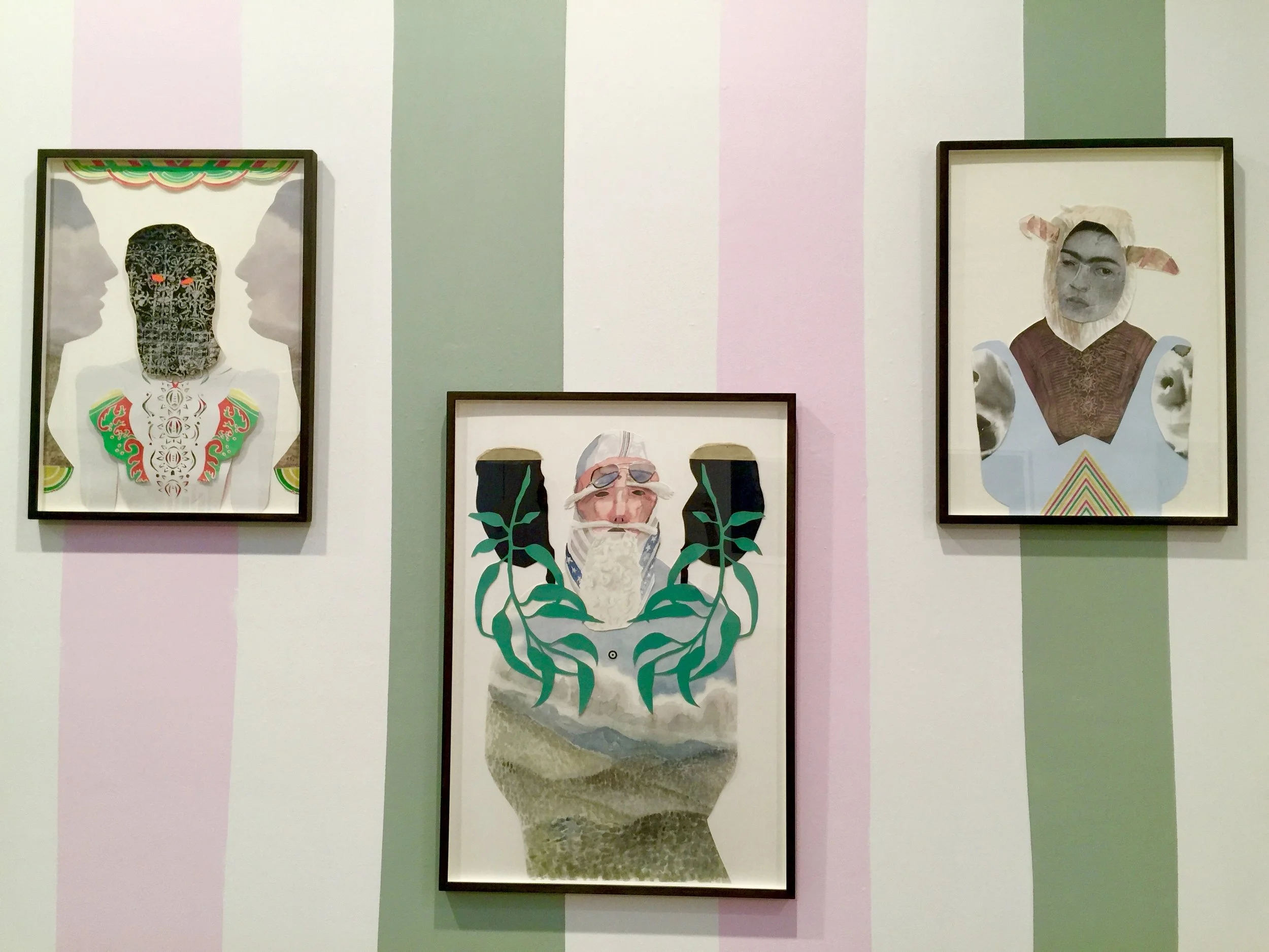 Jacqui Stockdale, 'Papercuts and Bloodlines' series (2011), collage