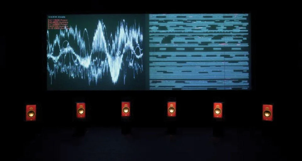 Stephen Hurrel, 'Beneath and beyond' 2008, sound and projection, live internet feed, dimensions variable