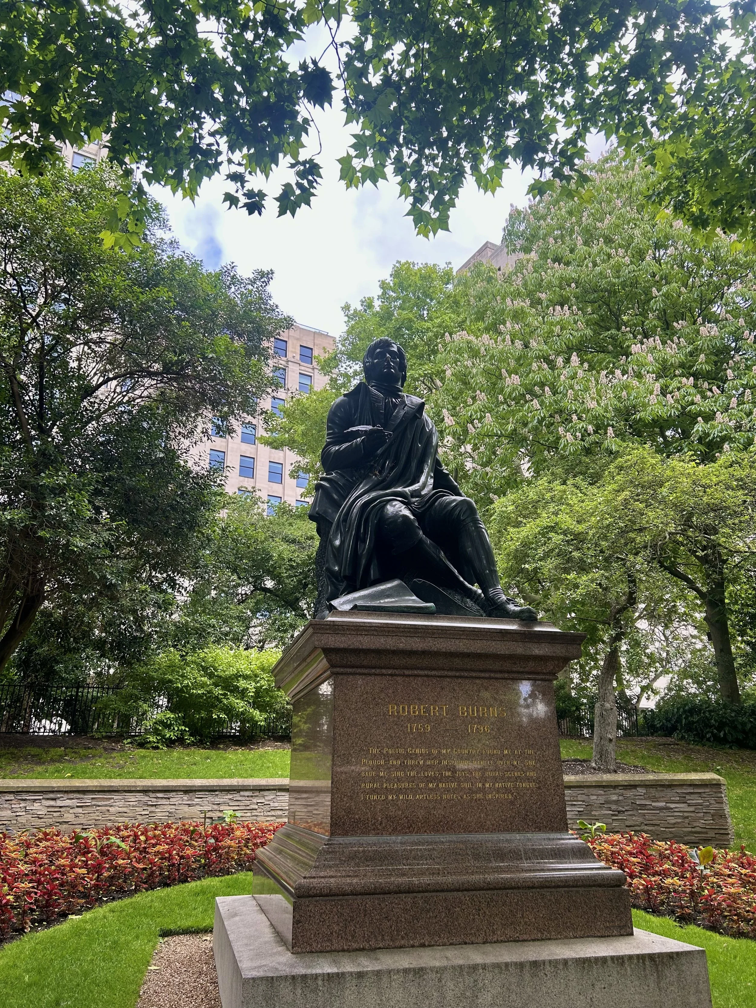 Why is There a Robert Burns Statue in London?