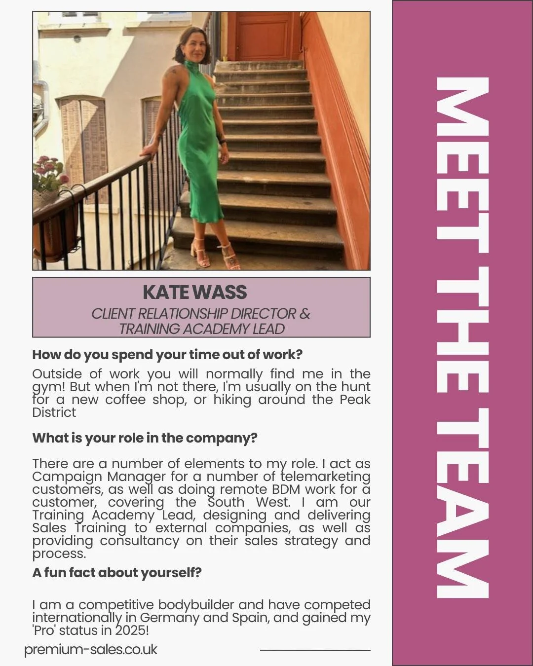 It's time to introduce Kate Wass!!

Kate plays a huge role in the team and wears many hats - from managing campaigns for our customers, to representing clients in meetings, and leading our Training Academy courses.

With such a varied role, she&rsquo