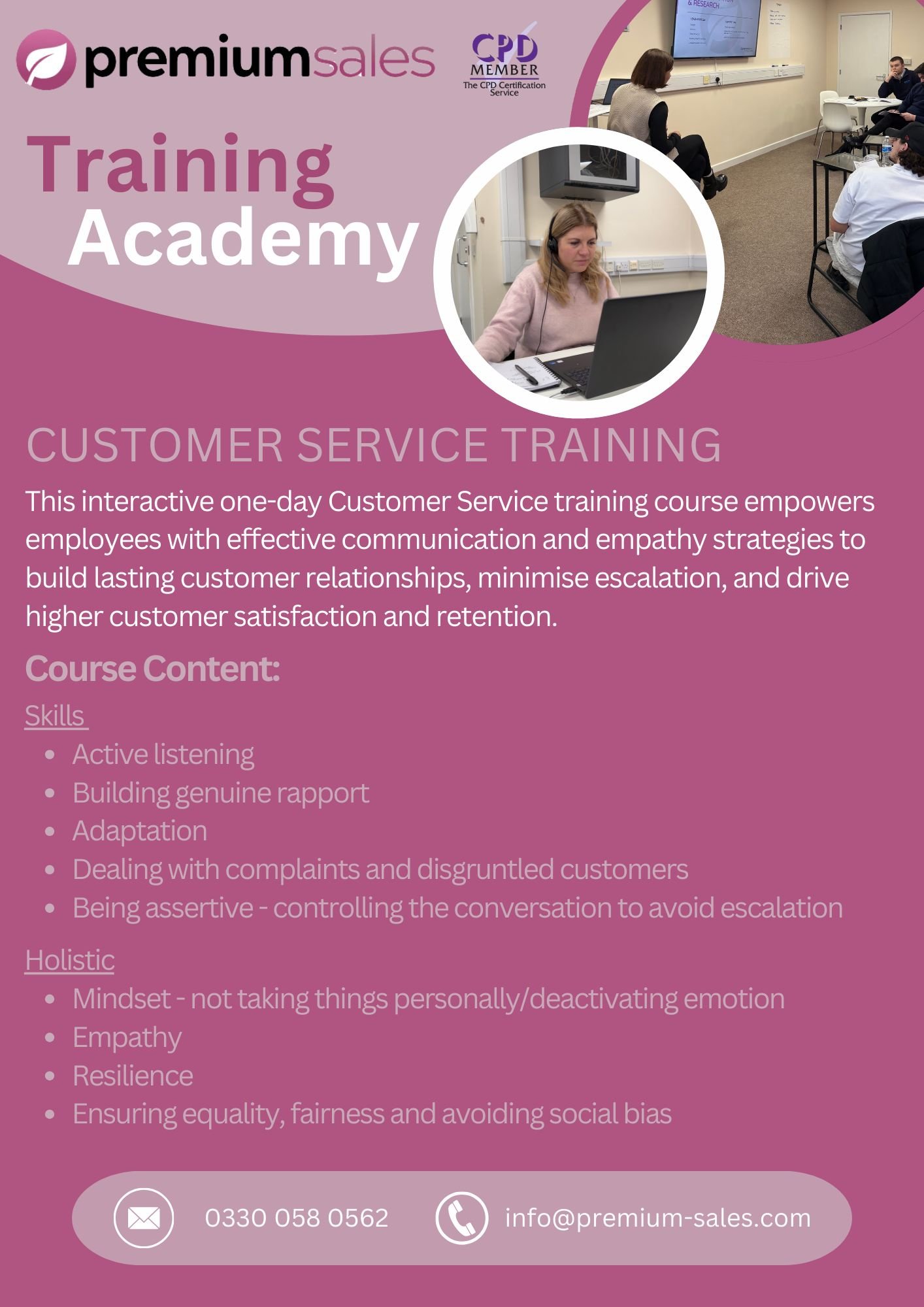 Introducing Our Newest Training Course: Customer Service Training

Are you responsible for delivering customer service - either independently or as part of a team - but don&rsquo;t have a background in sales?

Our new course is designed specifically 