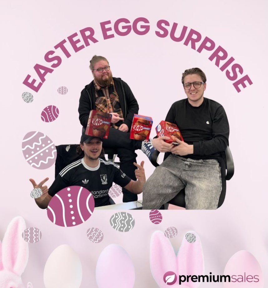 The Easter Bunny has arrived at Premium Sales 🐰🍫🐣

A massive thank you to our managers Becky &amp; Luke for the surprise while they&rsquo;re away over the Easter break &mdash; definitely didn&rsquo;t expect that!

Safe to say it made for a pretty 