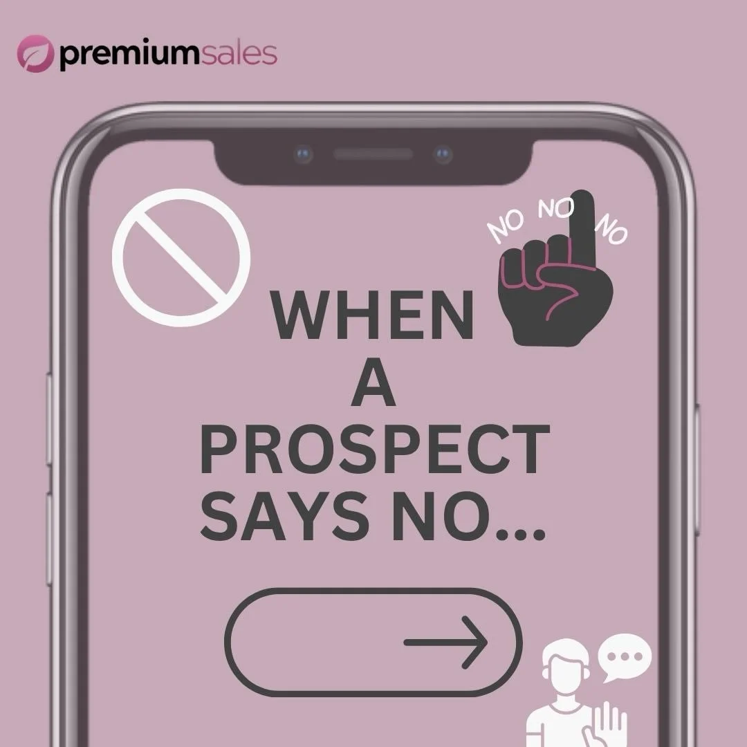 Many people in sales find it challenging when a prospect says &ldquo;no&rdquo; - but how you respond can have a real impact on your results 📈

Stay calm, don&rsquo;t react, and focus on understanding the reason behind it 🤝. Most objections come dow