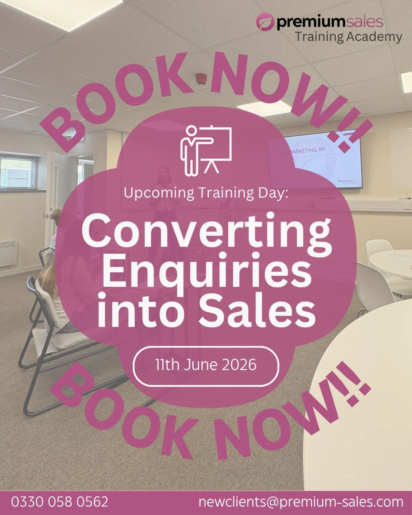 🚨 Enquiries are great&hellip; but SALES are better 👀💰

If your team is getting enquiries but struggling to convert them into actual SALES, this training day is for you 👏

Join us on the 11th June 2026 for our Converting Enquiries Into Sales train
