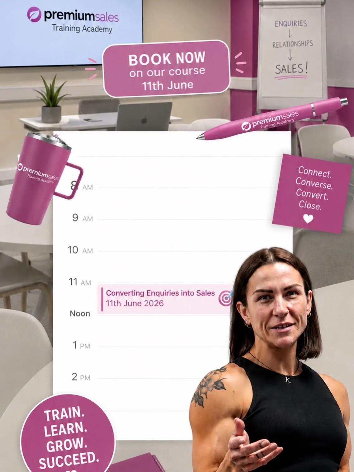 ✨ You don&rsquo;t need more enquiries&hellip; you need to convert more of the ones you already have. ✨

If you&rsquo;re missing opportunities because conversations aren&rsquo;t turning into customers, this course is for you.

Join Kate on 11th June f