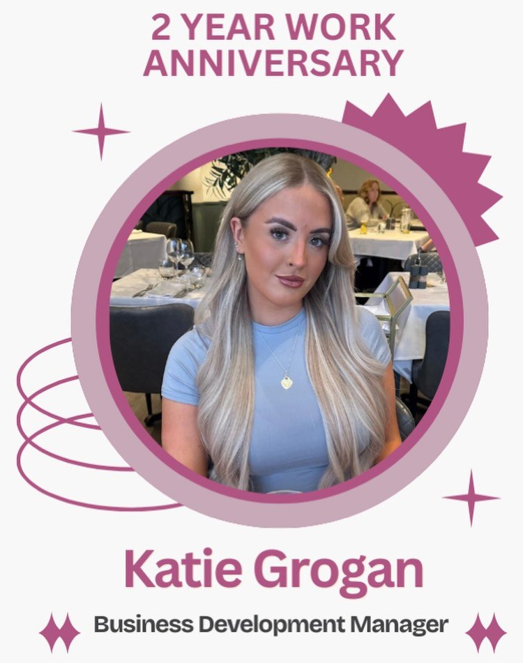 🎉 Happy 2-Year Work Anniversary, Katie! 🎉

Today we&rsquo;re celebrating Katie Grogan, our fantastic Business Development Manager, on reaching 2 years with Premium Sales! 💗

Over the past two years, Katie has been an integral part of the team, bri