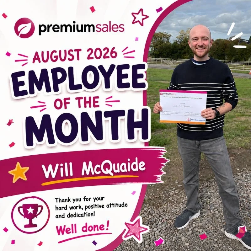 🏆💗AUGUST EMPLOYEE OF THE MONTH &ndash; WILL MCQUAIDE! 🏆

A HUGE congratulations to Will, our August Employee of the Month! 👏🎉

Will might still be fairly new to the Premium Sales team, but you honestly wouldn&rsquo;t know it &ndash; he&rsquo;s f