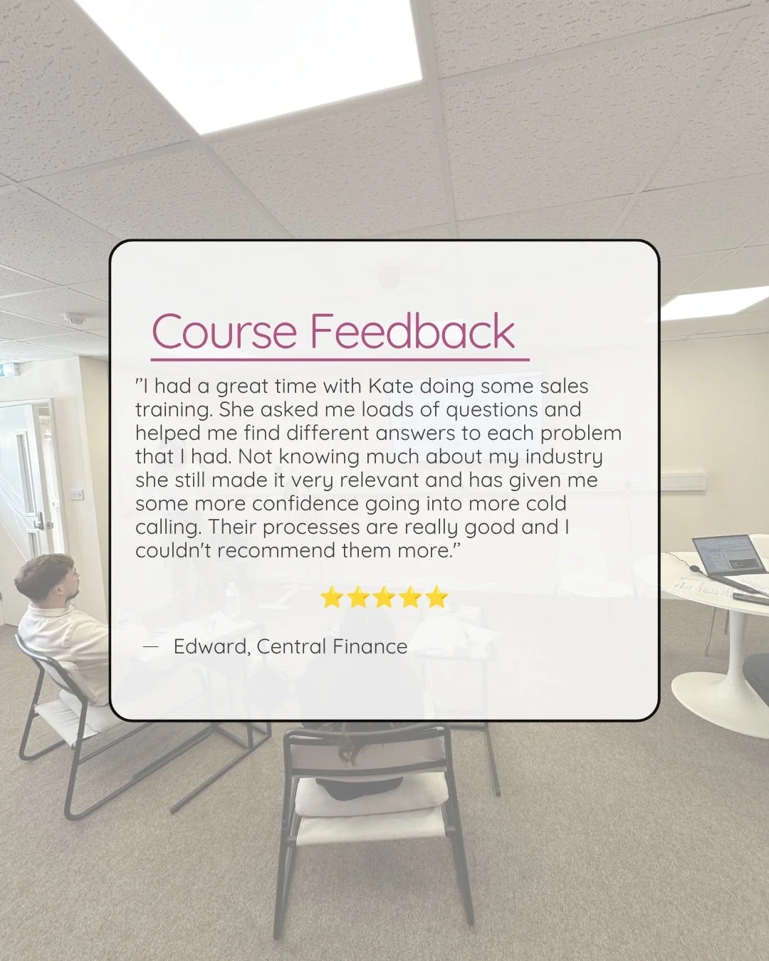 🌟 FROM GOOD TO GREAT &ndash; REAL FEEDBACK, REAL RESULTS! 🌟

There's nothing better than hearing how our training has made a real difference! 💗

Here is some fantastic feedback from a delegate who completed our 'From Good to Great' Sales Training 