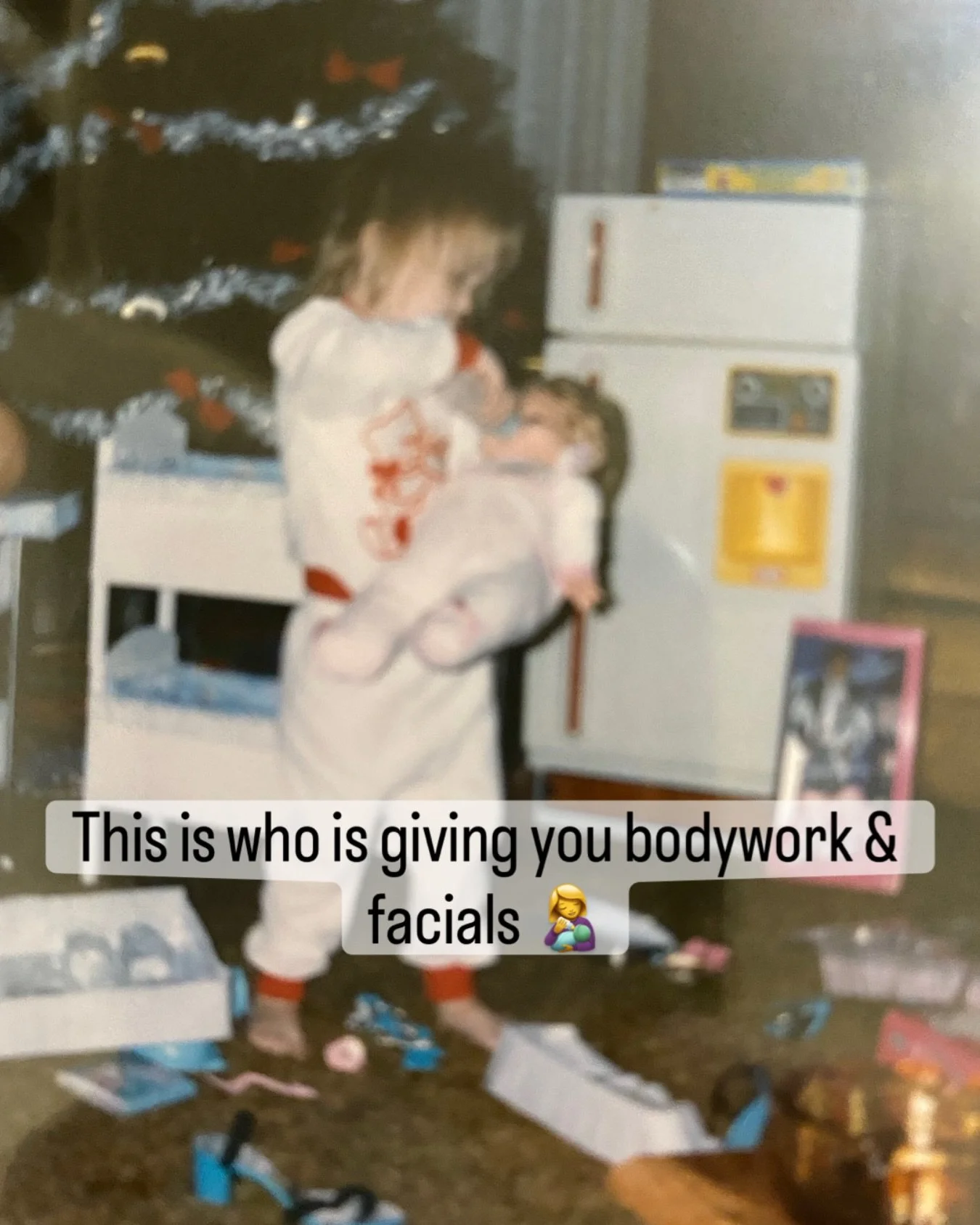 Born with the nurturing touch! That&rsquo;s shown up in many different ways, as a nurse, as a private chef &amp; as a bodyworker. Many different forms of nurturing. 👩&zwj;🍼 Always ready to serve you. 🤲
