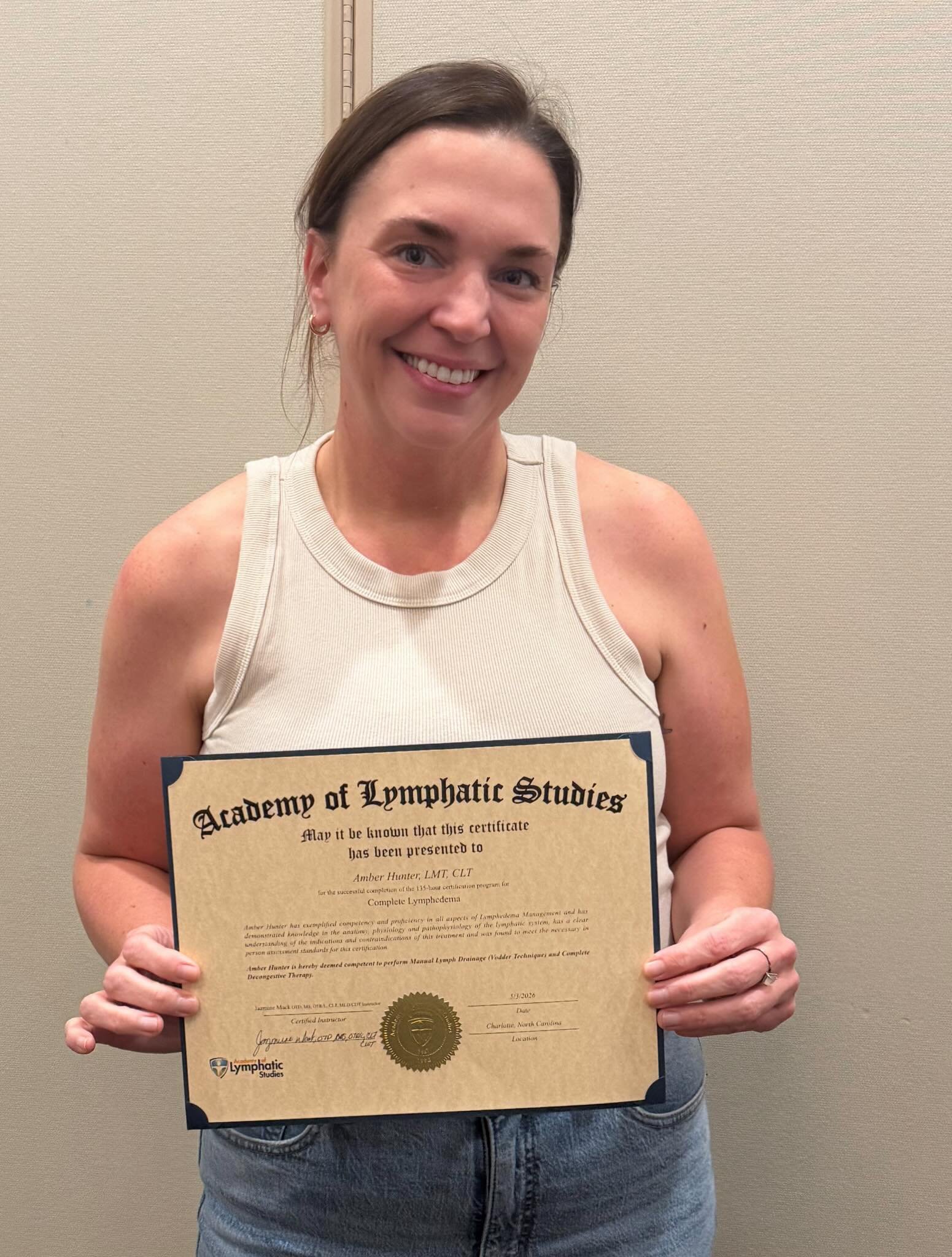 A labor of love, but worth it! 136 more hours of lymphatic training to further my education in lymphatics and help my lymphedema clients. Felt like nursing school again. 😅 If you haven&rsquo;t had a lymphatic drainage, it&rsquo;s worth trying it! Be