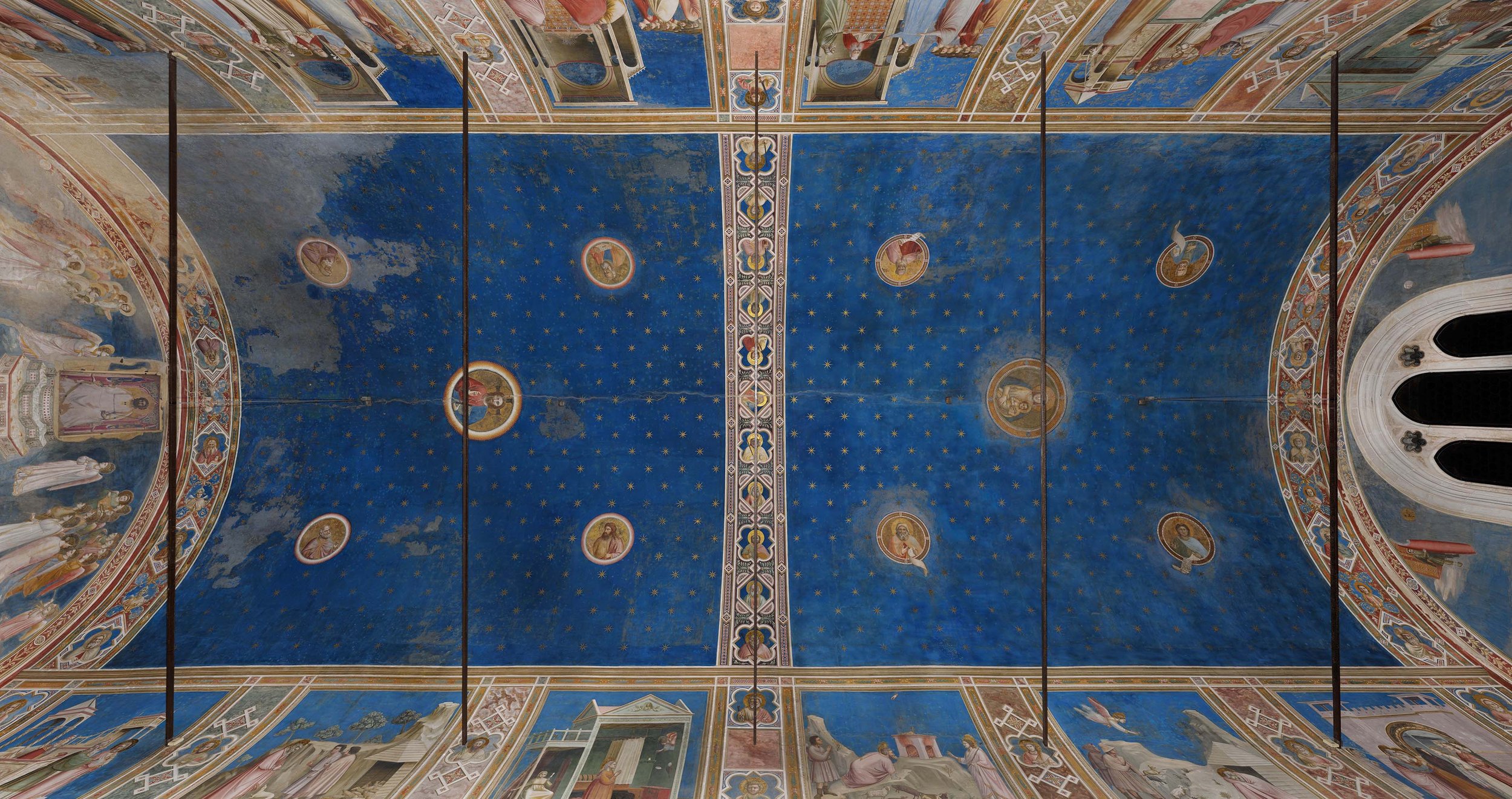 Giotto, cielo stellato, volta della Cappella degli Scrovegni, Padova.