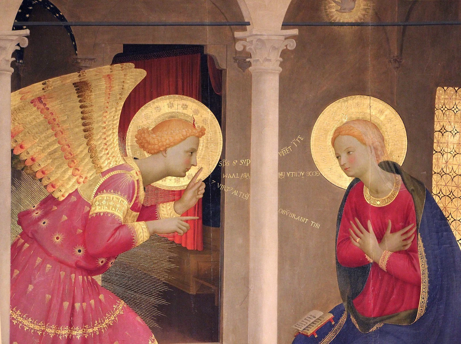 Beato angelico, annunciazione di cortona, 1434-36, da s. domenico, 01