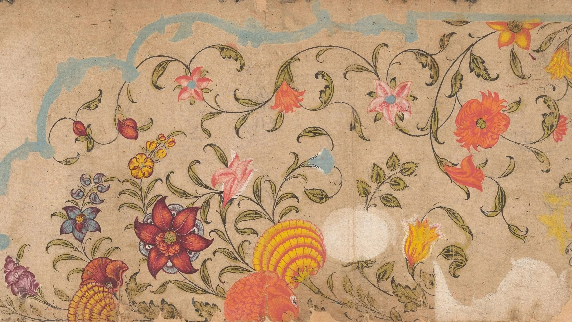 A vase of flowers within an arcade