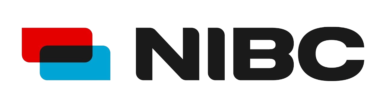 NBC logo with overlapping squares in red, black, blue, and light blue next to bold black letters NBC.